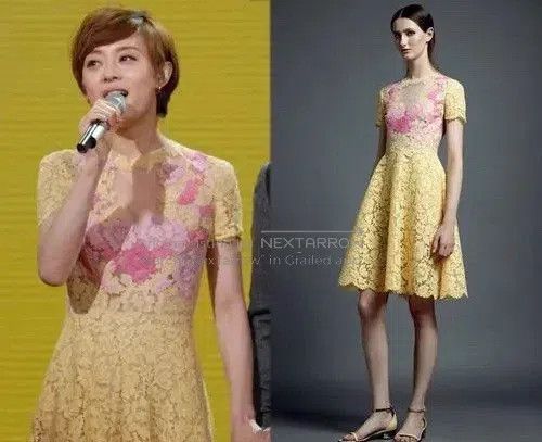 Valentino Valentino Reworked lace dress Size S / US 4 / IT 40 - 4 Thumbnail