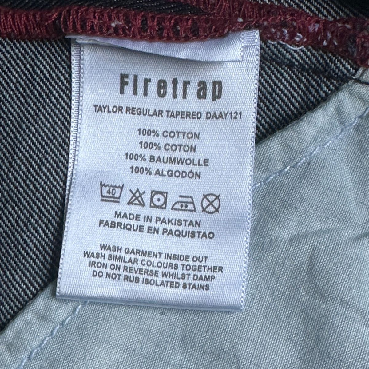 Firetrap Firetrap Blackseal Taylor Jeans W36 L32 Dark Blue Button Fly Size US 36 / EU 52 - 6 Thumbnail