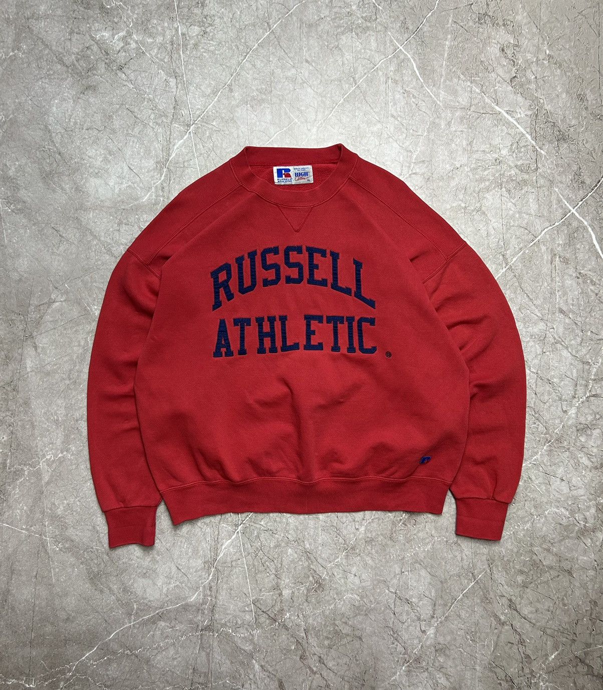Russell Athletic × Vintage Russel athletic vintage sweatshirt big logo 90s Streetwear Size US XL / EU 56 / 4 - 1 Thumbnail