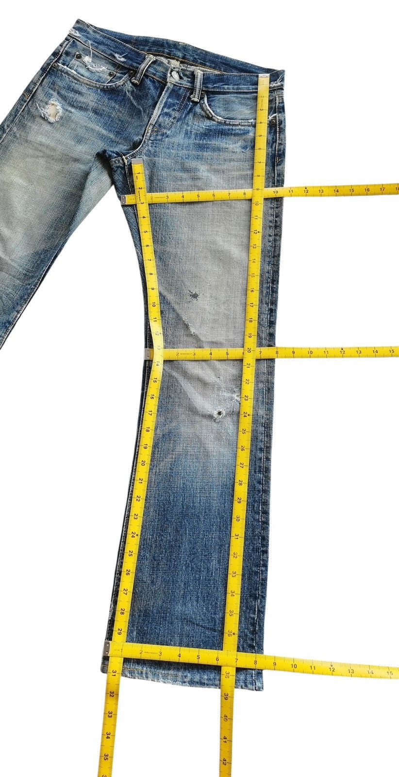 Eternal Vintage Eternal Distressed Flared Jeans 🔸Y143 Size US 30 / EU 46 - 13 Thumbnail