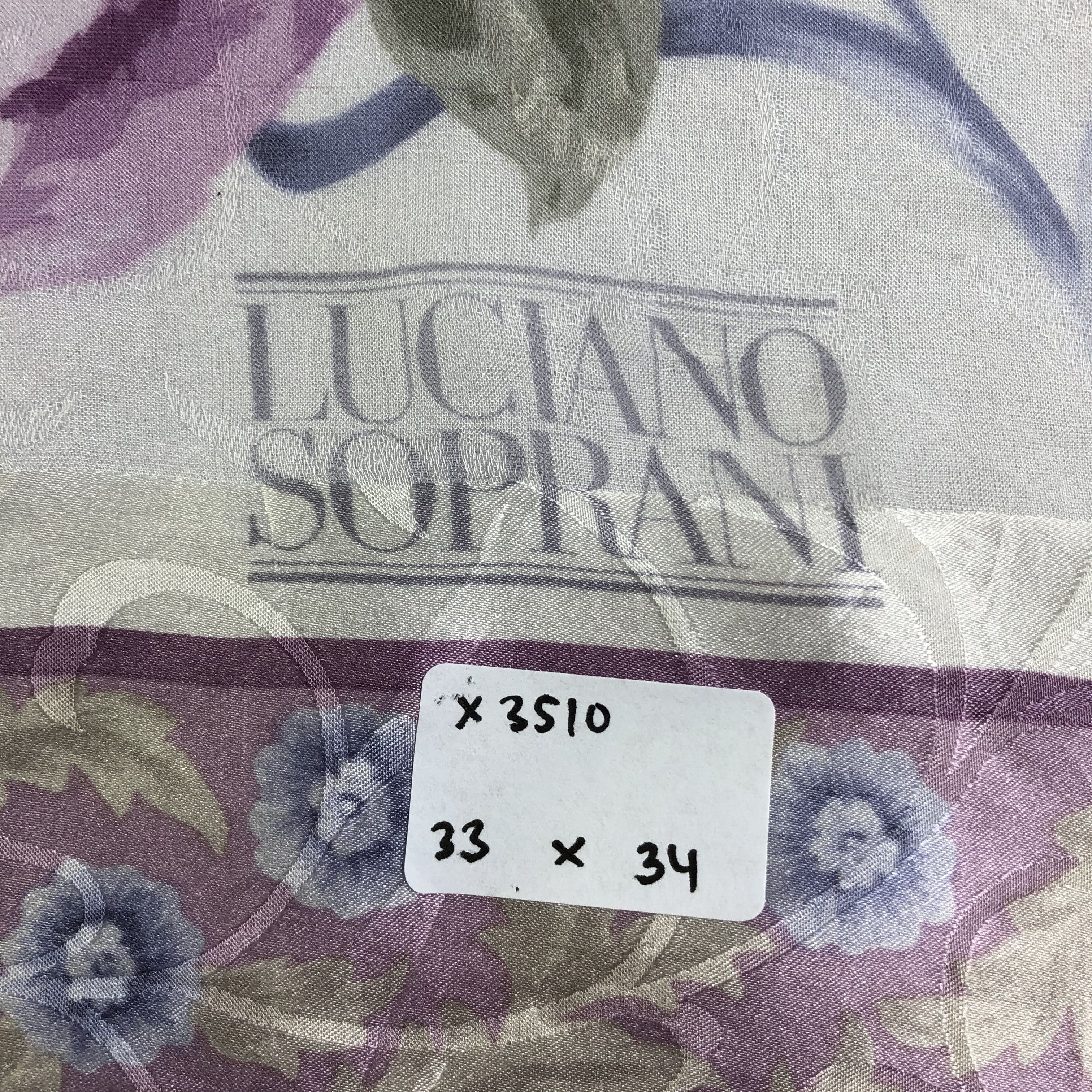 Vintage Vintage Luciano Soprani Silk Scarf Size ONE SIZE - 6 Thumbnail