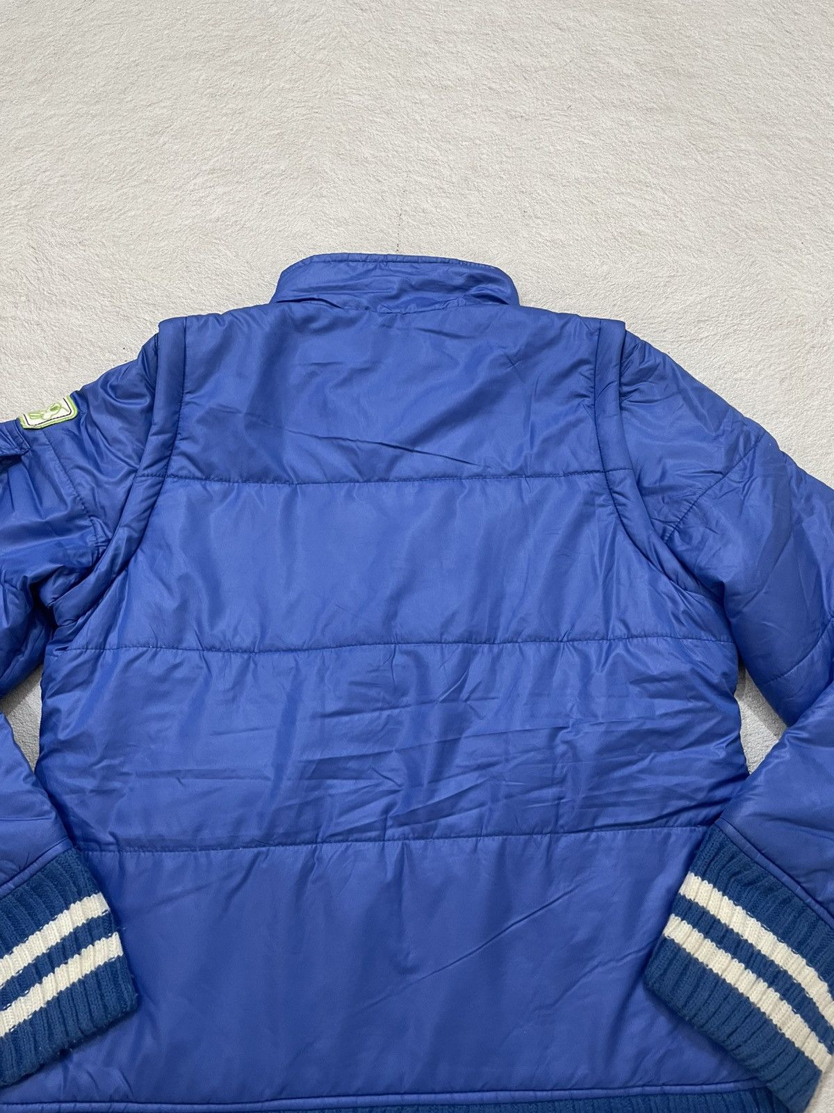 Angel Blue 2000s Angel Blue Puffer Vest Detachable Sleeves & Patch Y2K Size US S / EU 44-46 / 1 - 12 Thumbnail
