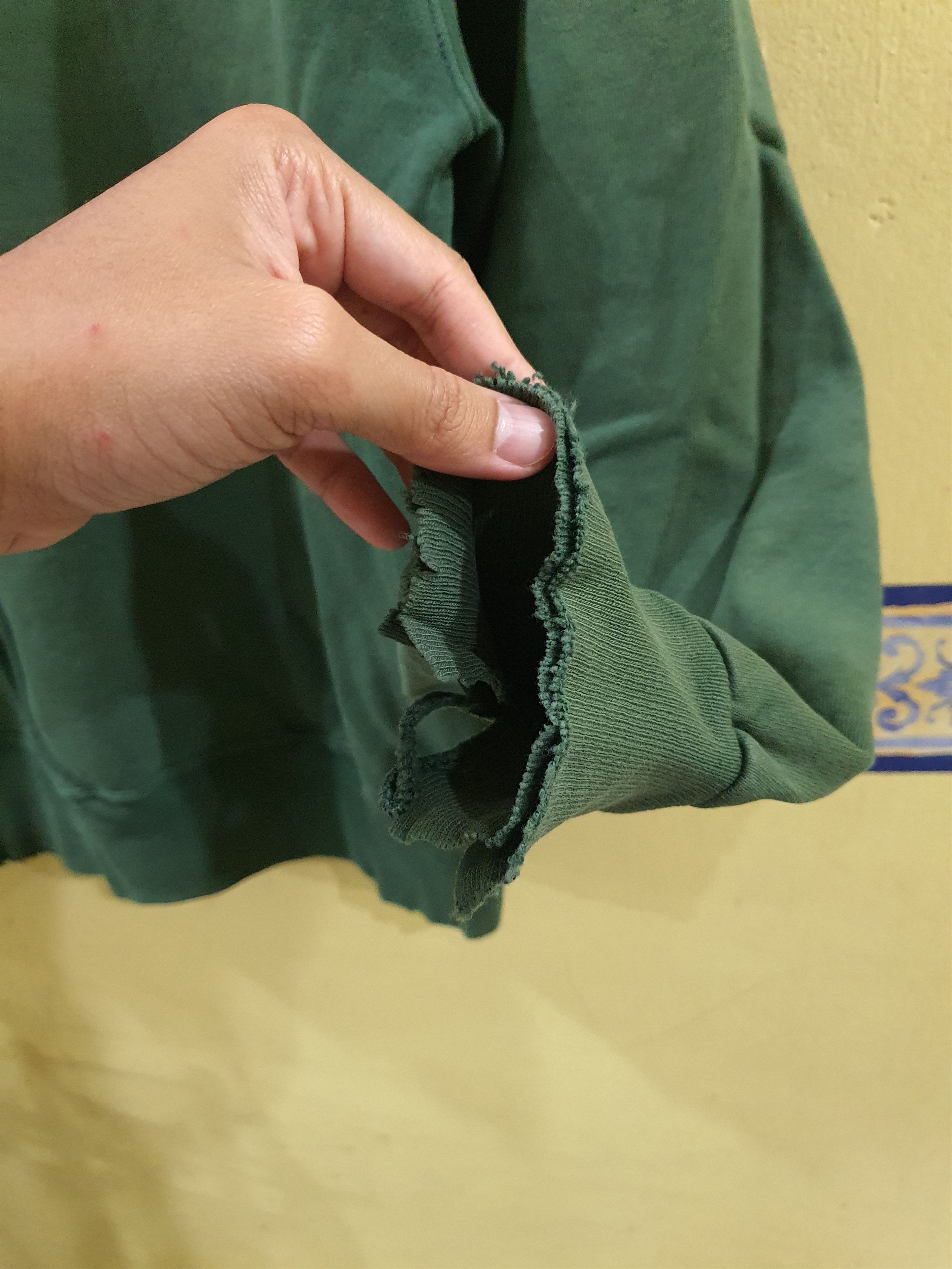 Champion vintage trash faded green Champion crewneck sweatshirt Size US M / EU 48-50 / 2 - 10 Thumbnail