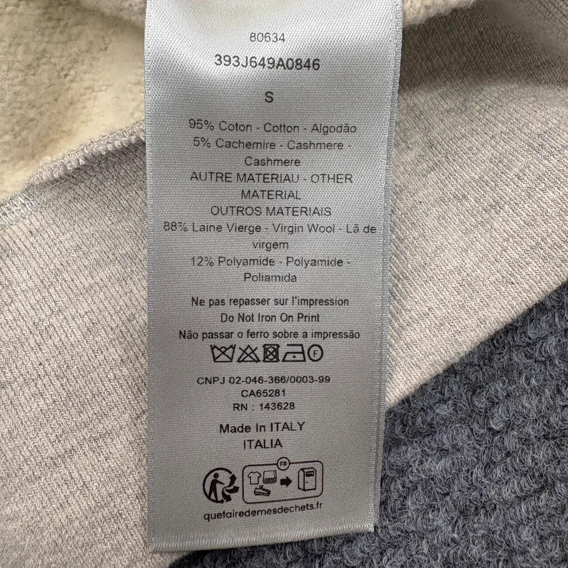 Dior Dior color-blocked logo sweatshirt S Size US S / EU 44-46 / 1 - 7 Thumbnail