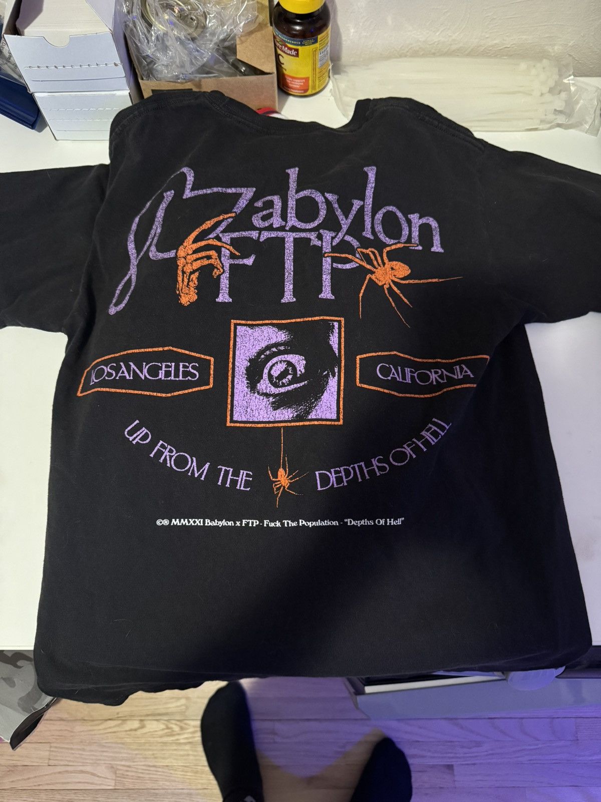 Babylon × Fuck The Population FTP X Babylon - tee Size US M / EU 48-50 / 2 - 2 Thumbnail