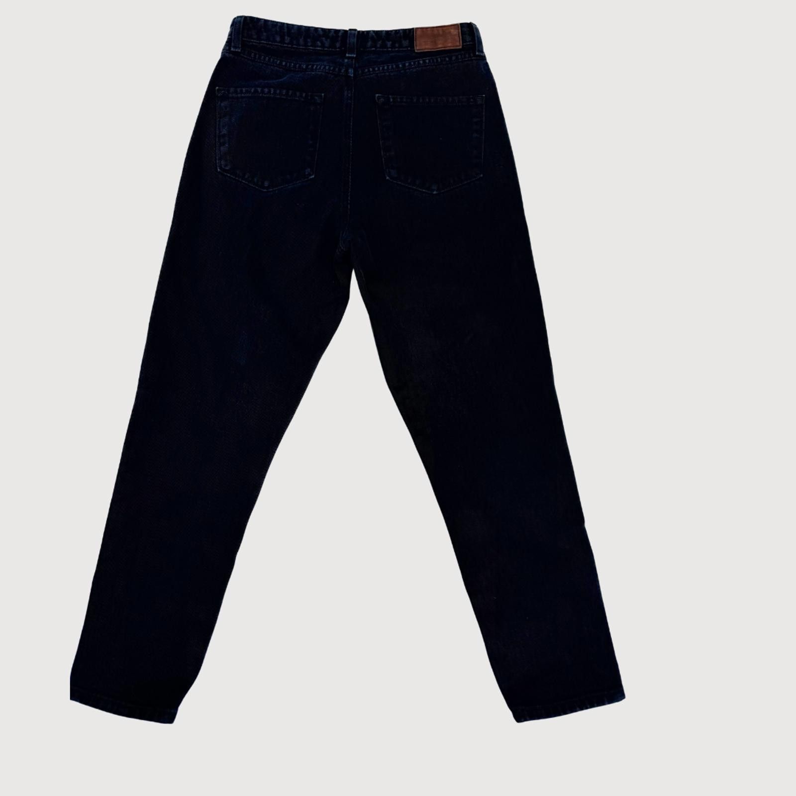 Frank & Oak Frank & Oak High Rise Slim Straight Jeans Black 28 Size 28" / US 6 / IT 42 - 4 Thumbnail