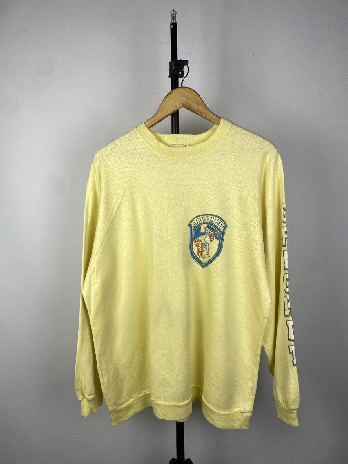 Vintage VINTAGE 90s USA ENGLAND CRICKET Sweatshirt Size US L / EU 52-54 / 3 - 1 Thumbnail
