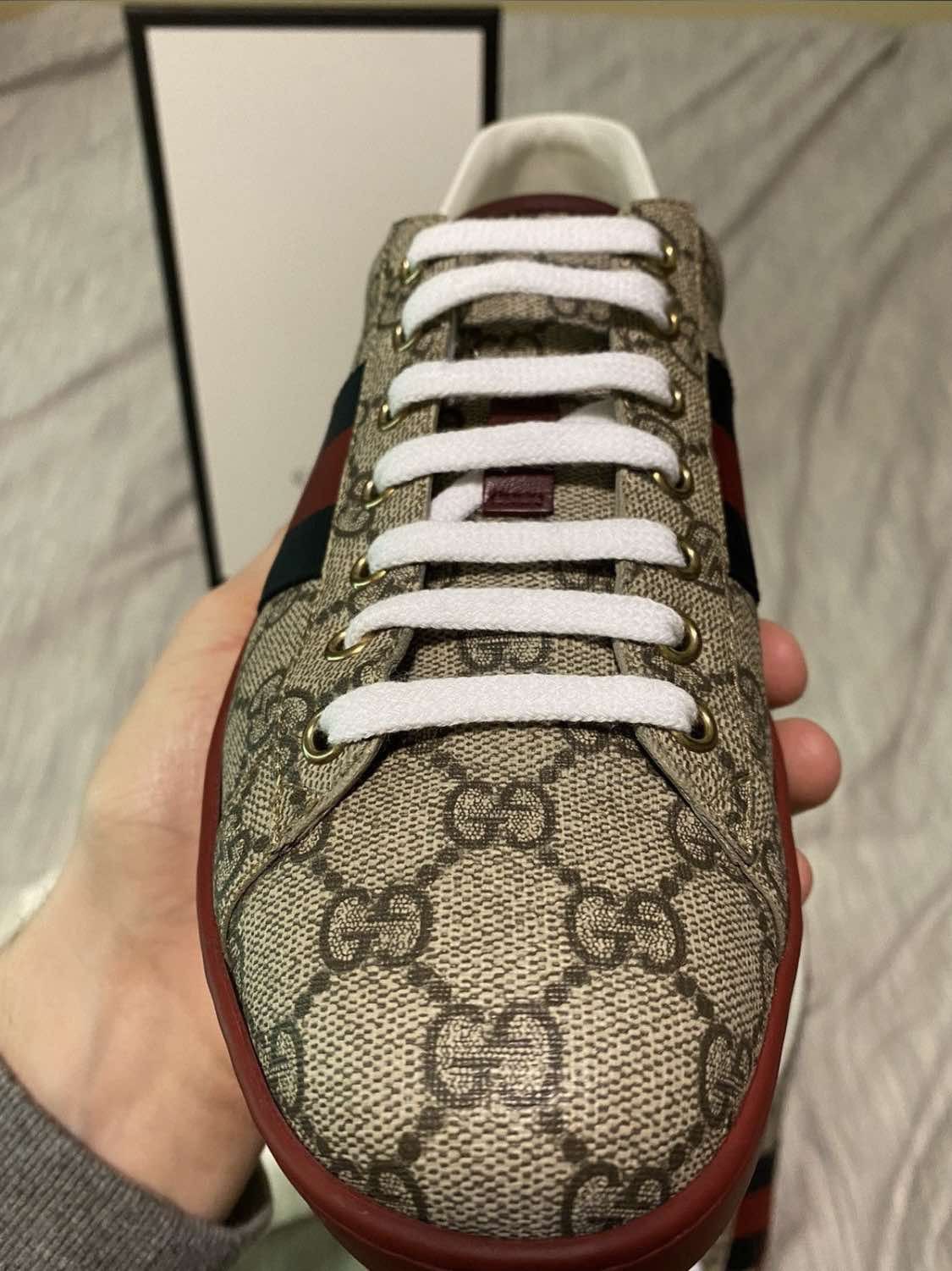 Gucci Gucci GG Supreme New Ace Sneakers Size US 9 / EU 42 - 6 Thumbnail