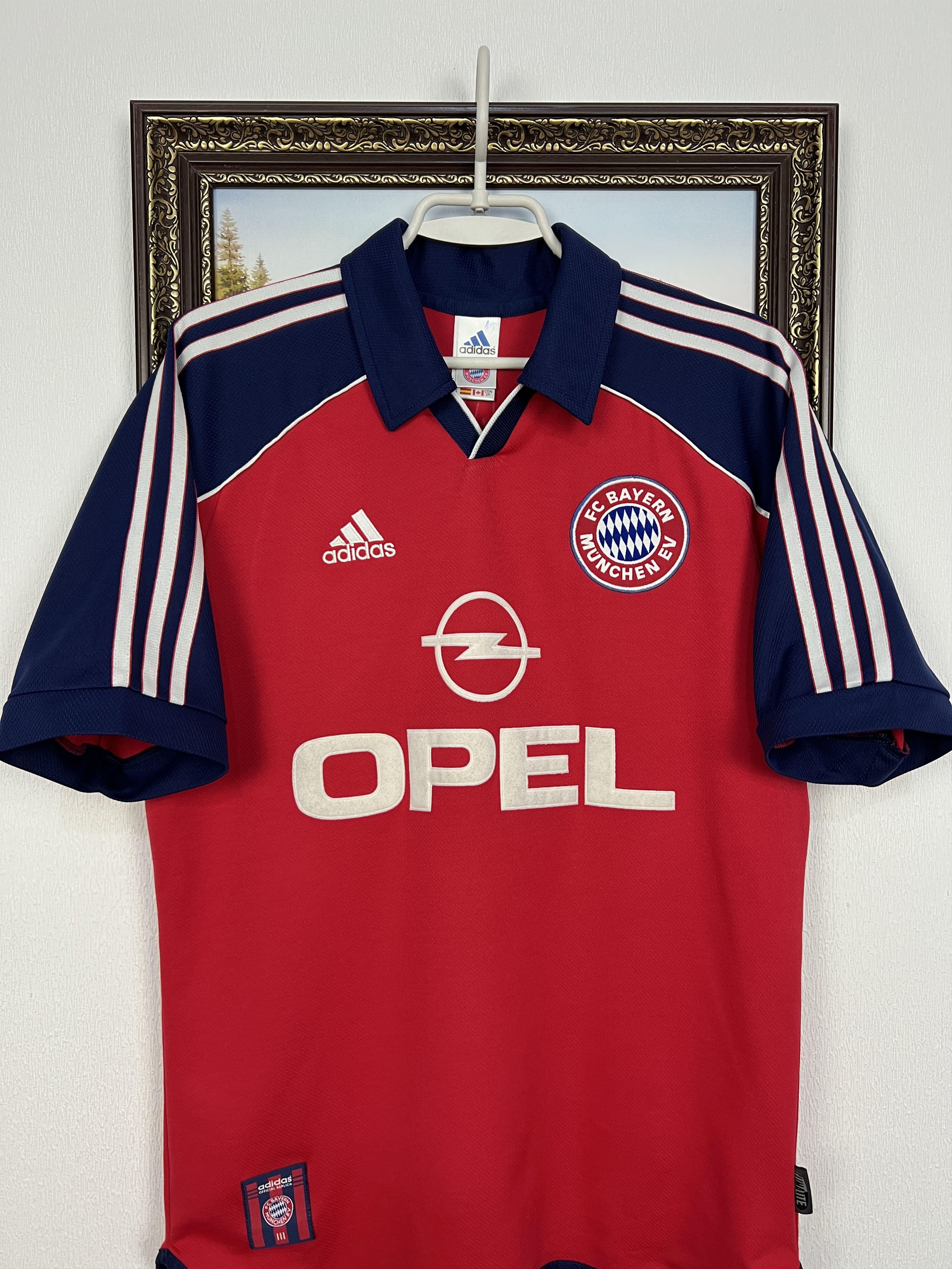 Adidas Bayern Munich Home football shirt 1999 #24 Santa Cruz Adidas Size US S / EU 44-46 / 1 - 5 Thumbnail