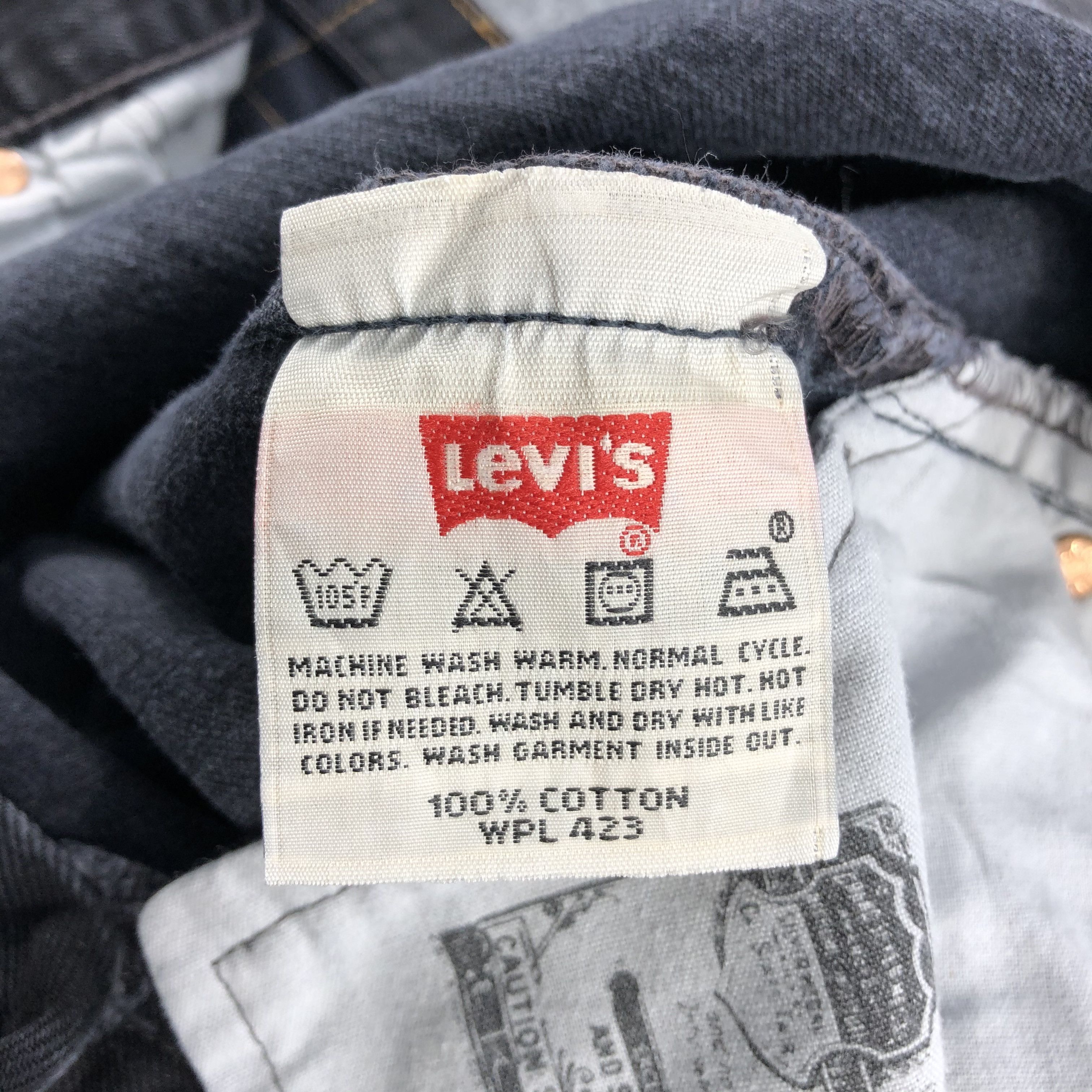 Levi's Vintage 90s Dark Wash Levis 501 Jeans-JM977 Size US 37 - 10 Thumbnail