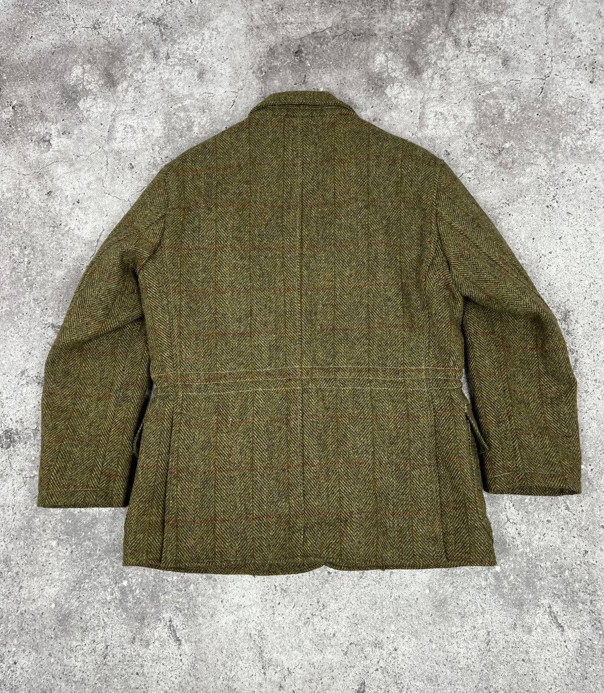 Manifattura Ceccarelli MANIFATTURA CECCARELLI HARRIS TWEED WOOL JACKET COAT Size US M / EU 48-50 / 2 - 15 Thumbnail