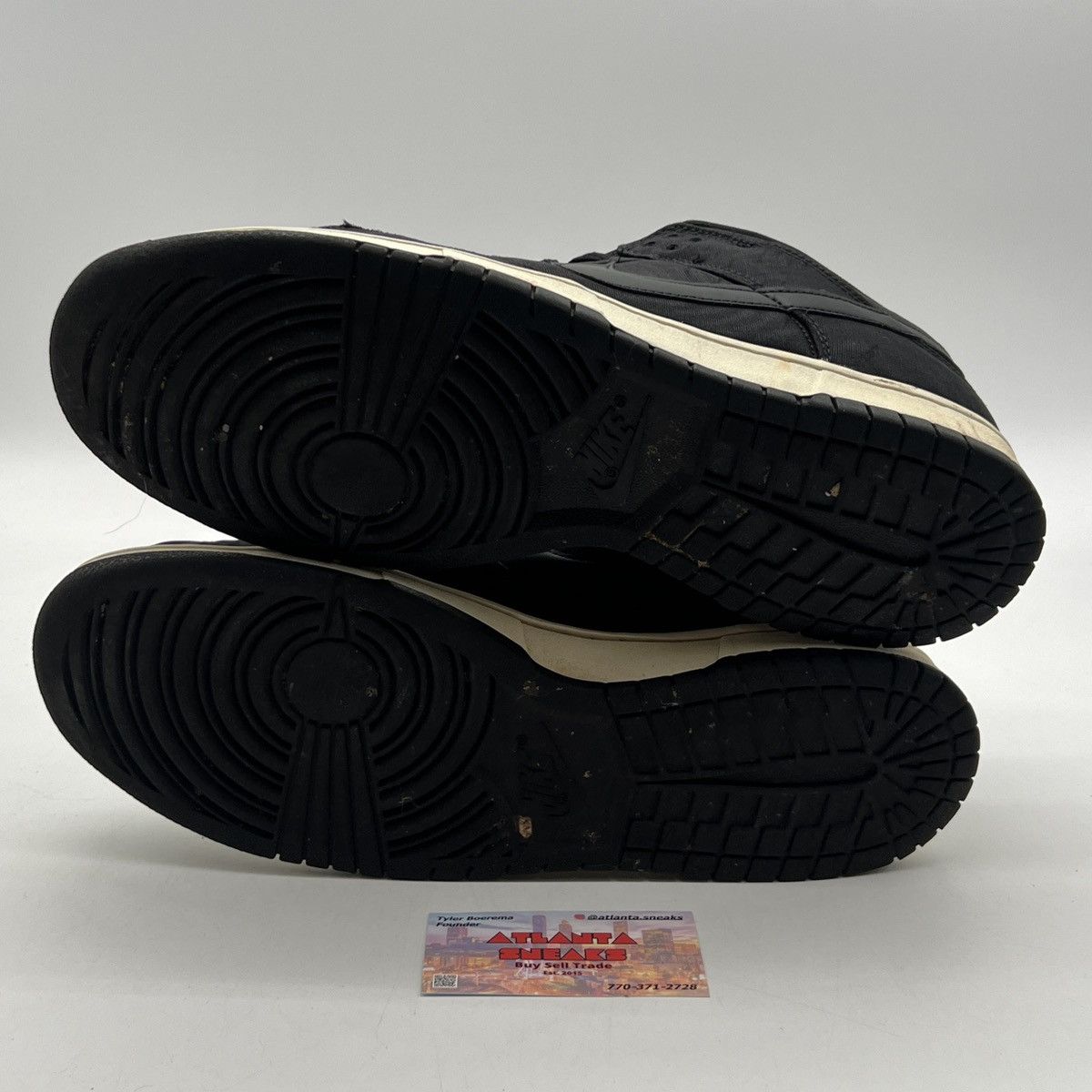 Nike Nike dunk low black canvas Size US 13 / EU 46 - 7 Thumbnail