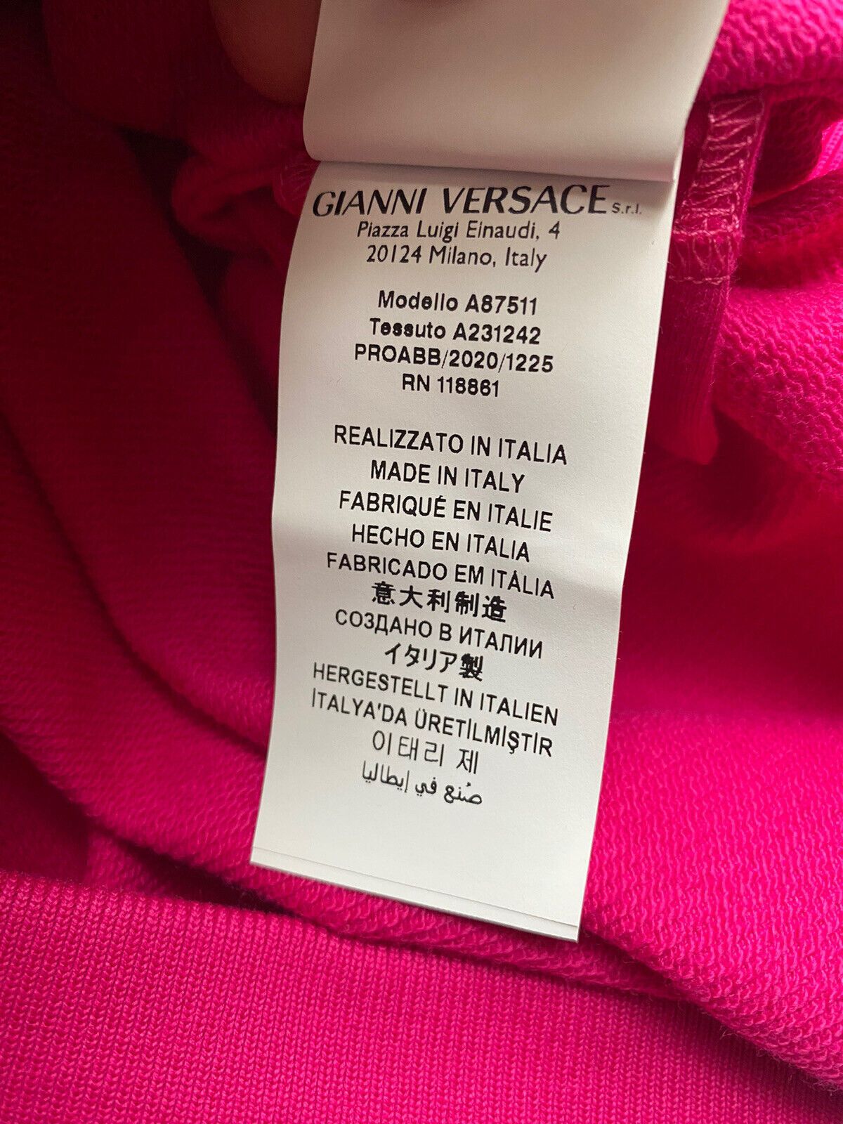 o1bs11s0923 Hoodie in Pink
