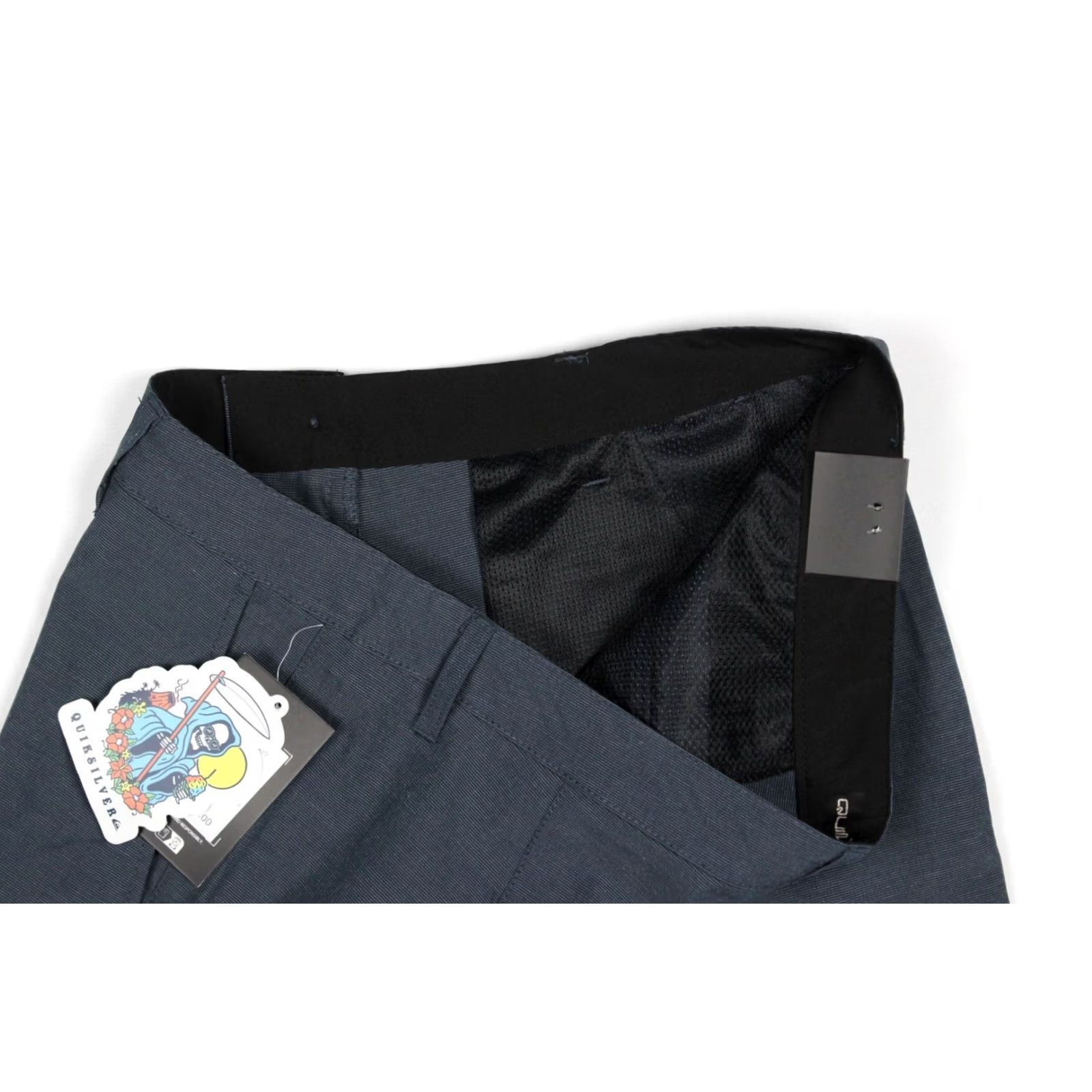 Quiksilver Quiksilver Men's 8.5" Hybrid Chino Shorts Size 32 Steel Gray Blue Size US 32 / EU 48 - 4 Thumbnail