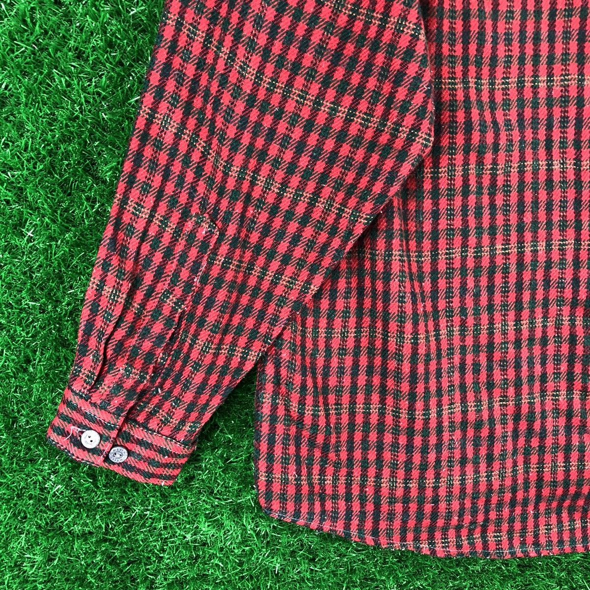 Japanese Brand Vintage 80's Flannel Checkered Double Pocket by Kitty Size US M / EU 48-50 / 2 - 6 Thumbnail