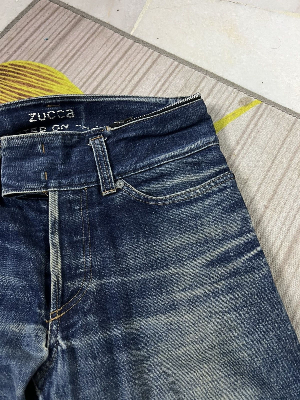 CABANE de ZUCCa 💥Vintage Cabane De Zucca Cropped Selvedge Jean Size US 28 / EU 44 - 11 Thumbnail