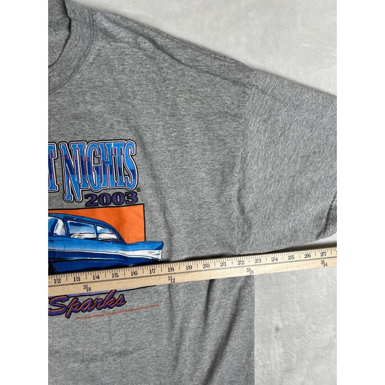 Port & Company Vintage Hot August Nights Shirt Mens XL Gray 2003 Reno Spark Size US XL / EU 56 / 4 - 5 Thumbnail