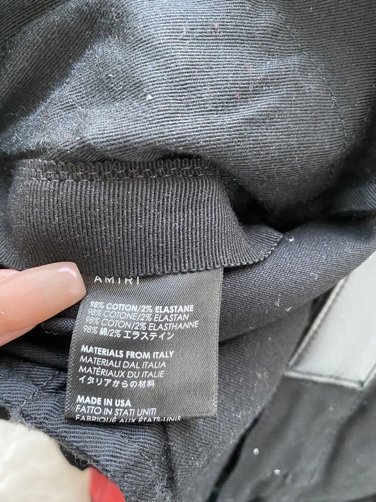 Amiri Amiri Black Track Cargo Denim Jeans Size US 32 / EU 48 - 4 Thumbnail