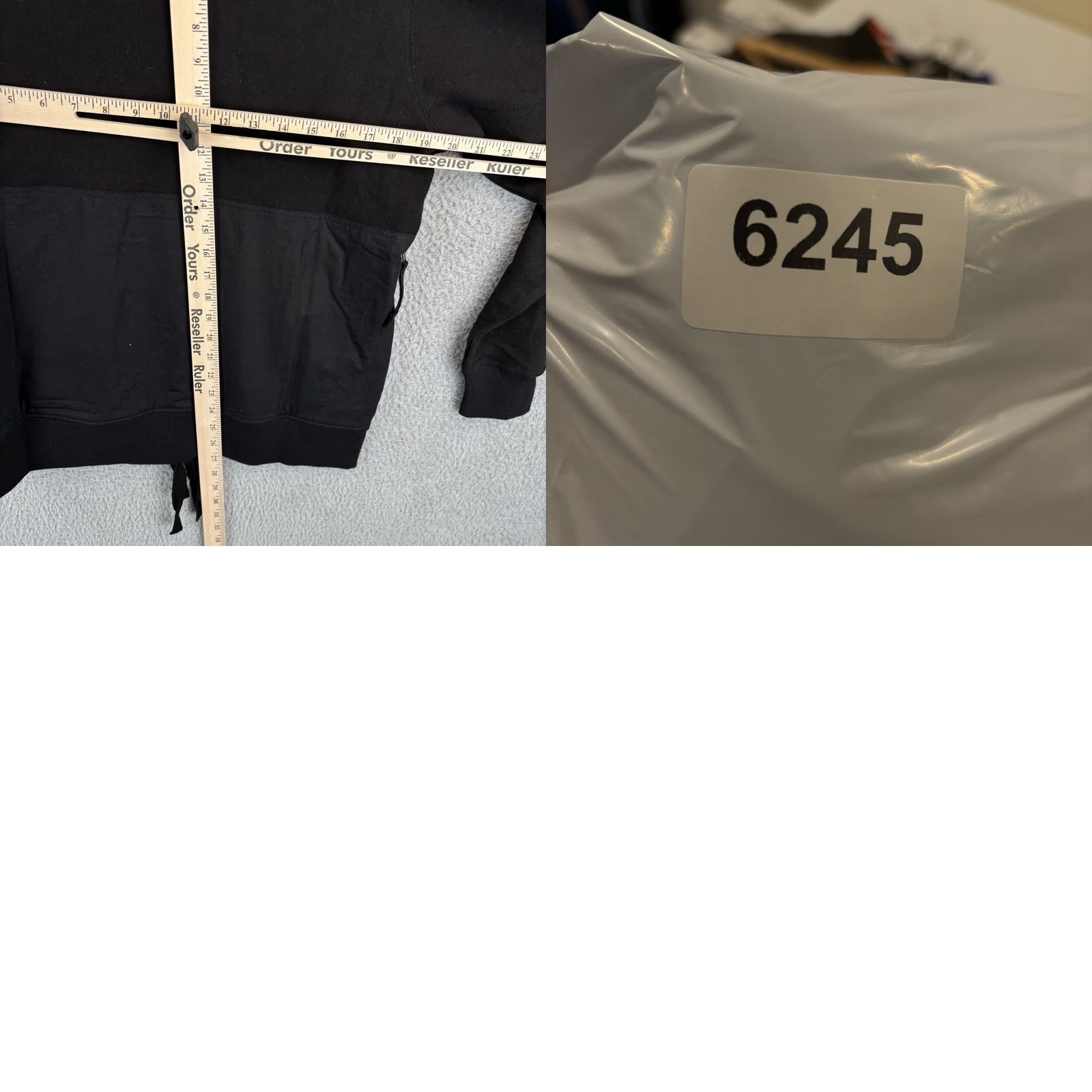 Prps PRPS Sweatshirt Mens Small Black Drawstring Waist Zip Pocket Street MSRP 198 Size US S / EU 44-46 / 1 - 8 Thumbnail