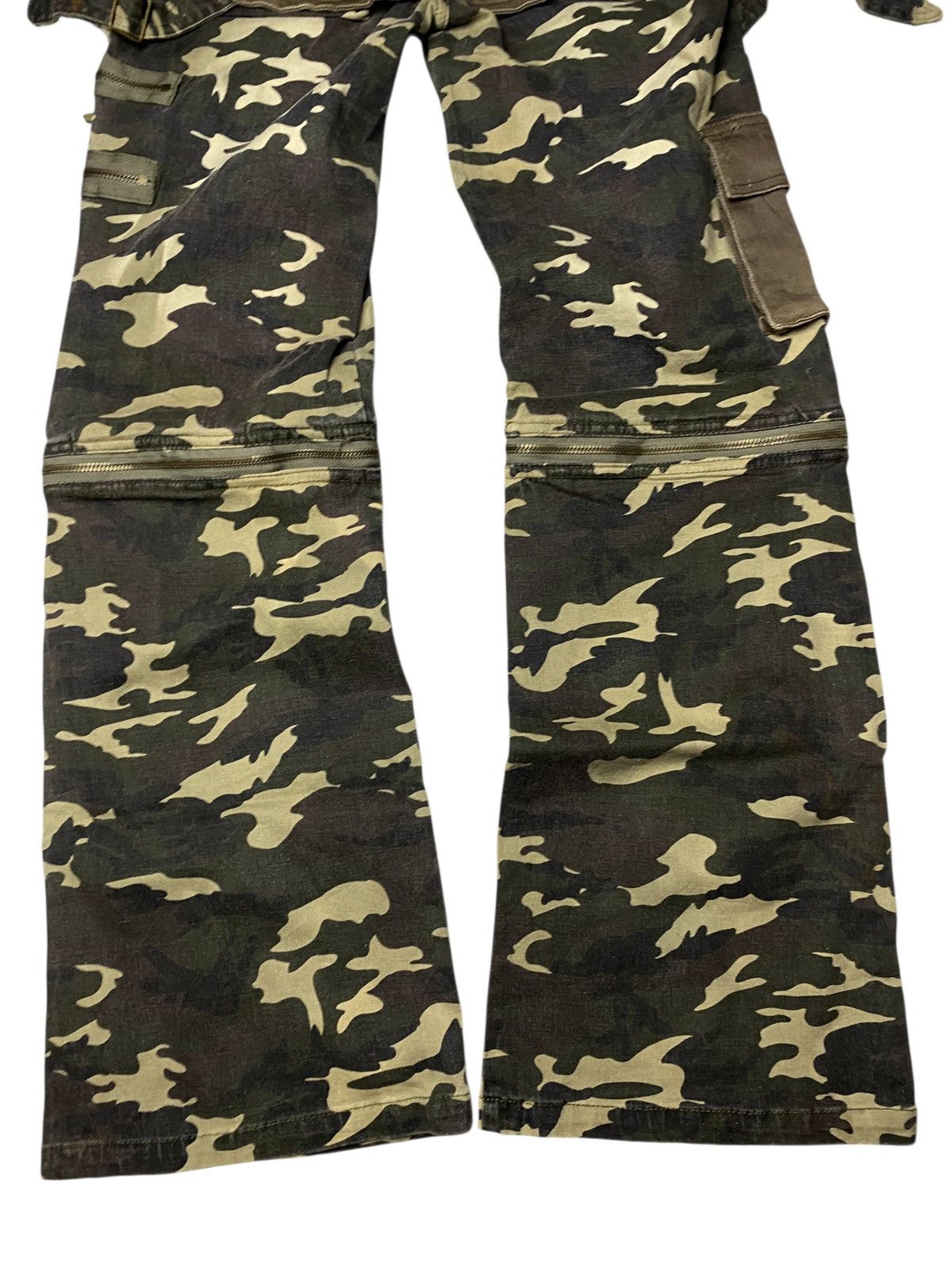 If Six Was Nine 2000's Happy Valley Military Multipocket Flared Pants Size US 26 / EU 42 - 14 Thumbnail