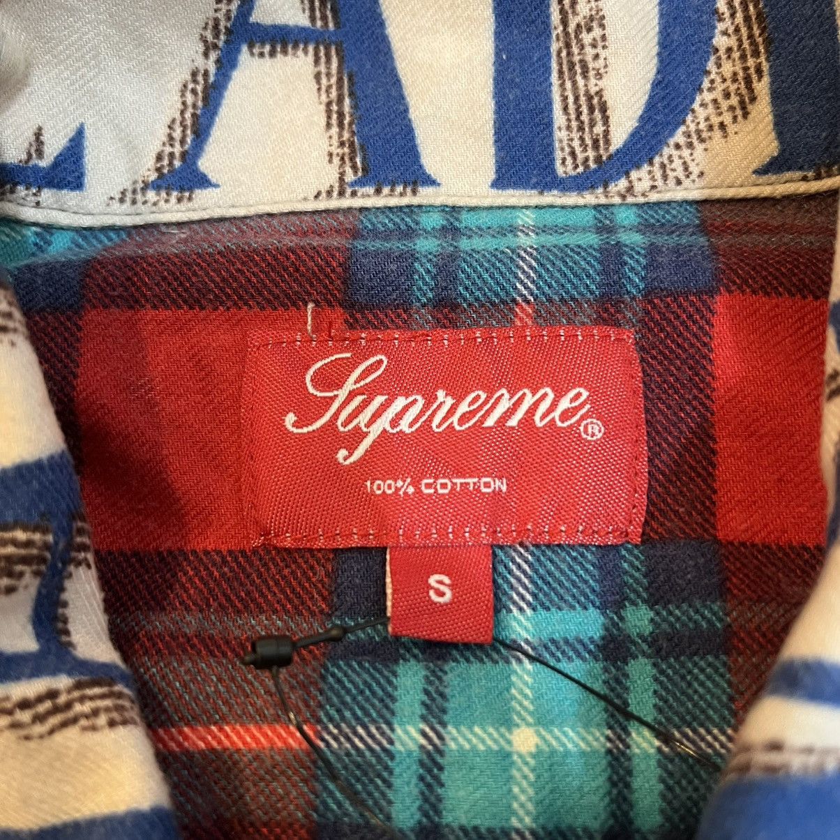 Supreme SS18 Supreme Martin Luther King MLK Zip Up Flannel Shirt Size US S / EU 44-46 / 1 - 5 Thumbnail