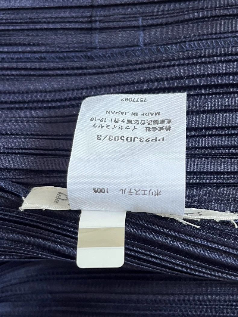 Issey Miyake Issey Miyake size:3 Blue pleated long-sleeved cardigan Size S / US 4 / IT 40 - 4 Thumbnail