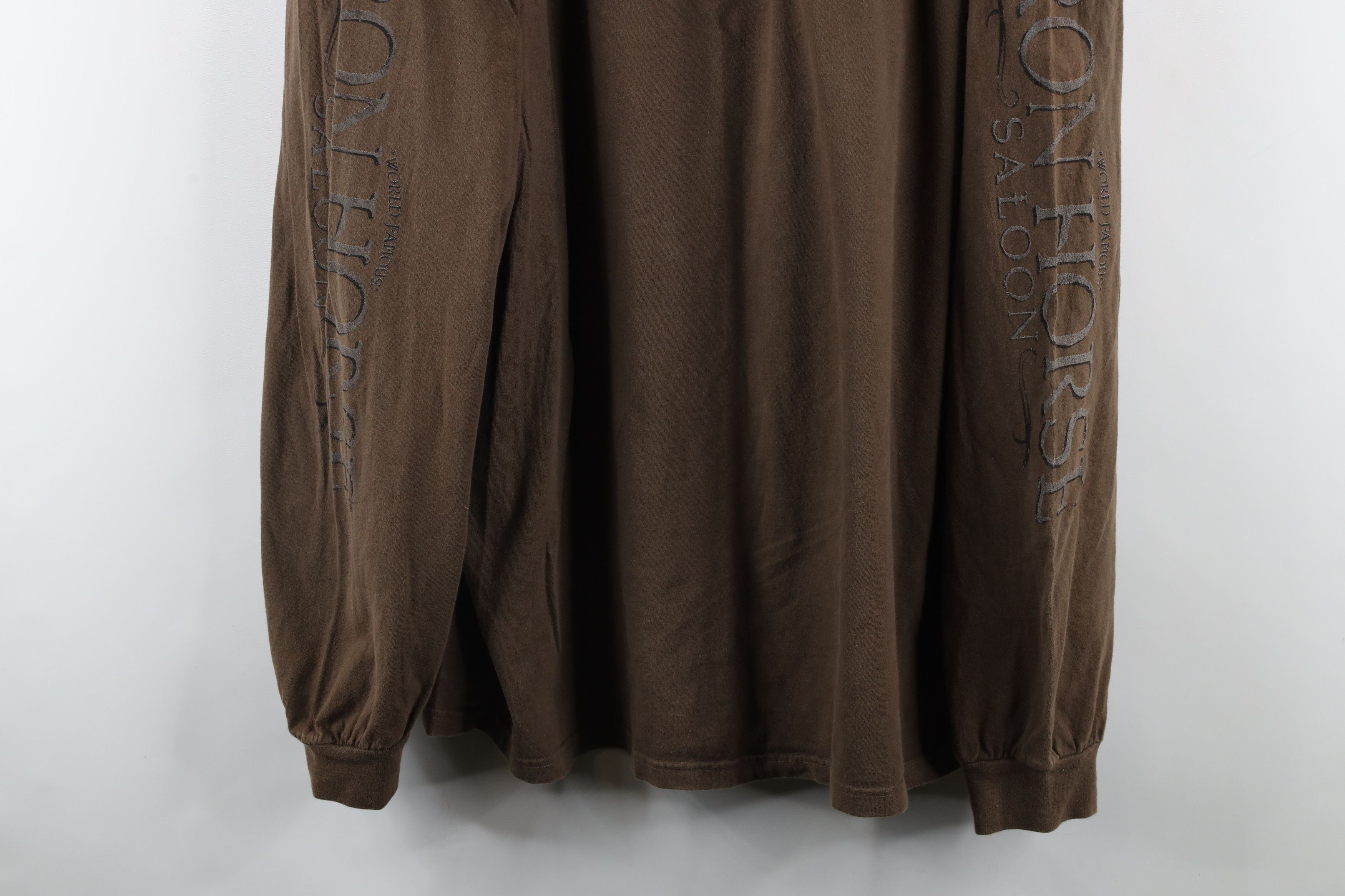 Vintage Vintage Out Iron Horse Saloon Florida Long Sleeve T-Shirt Size US XXL / EU 58 / 5 - 3 Thumbnail