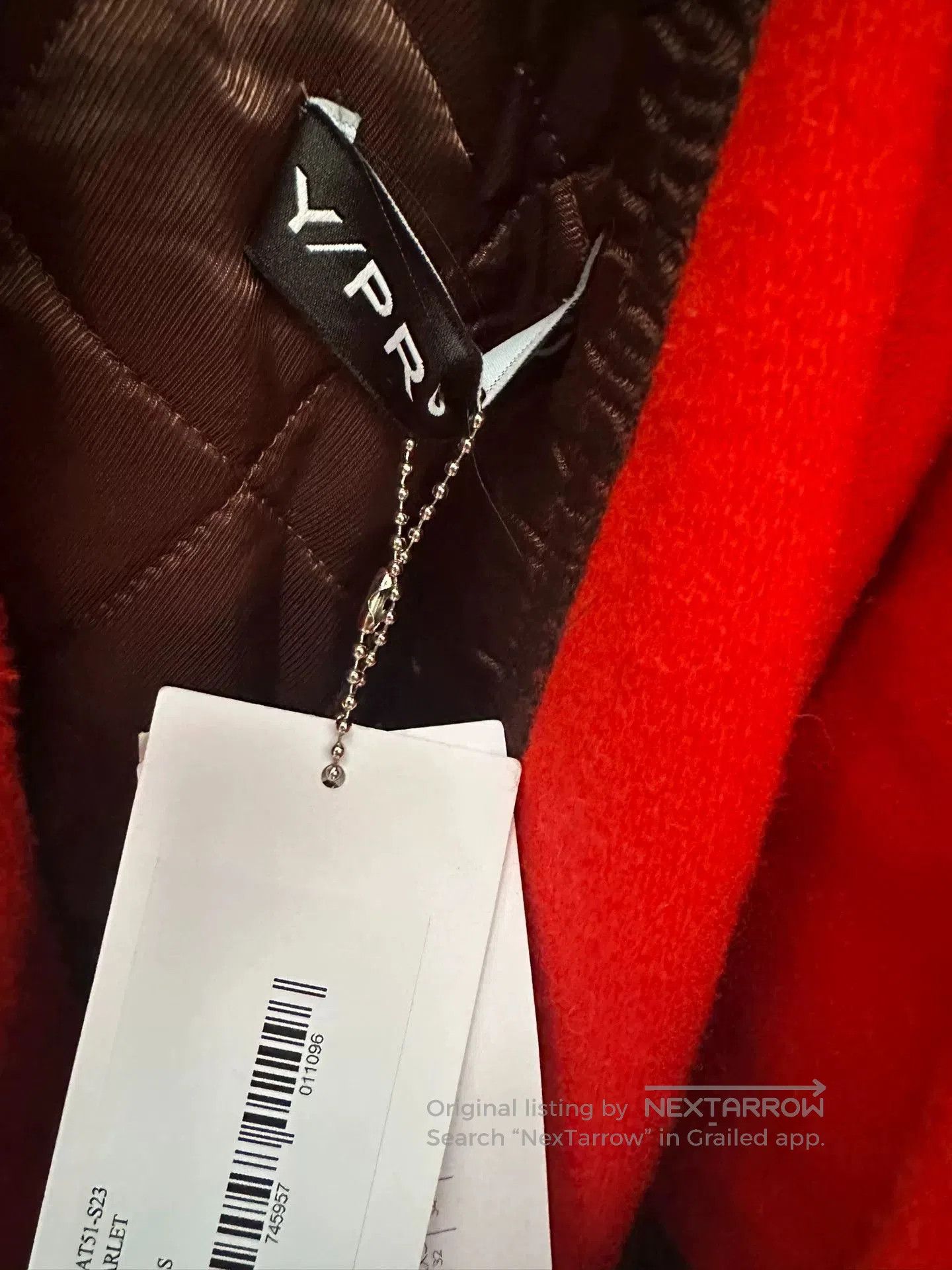 Y/Project red long coat from Y/project. Size US S / EU 44-46 / 1 - 3 Thumbnail