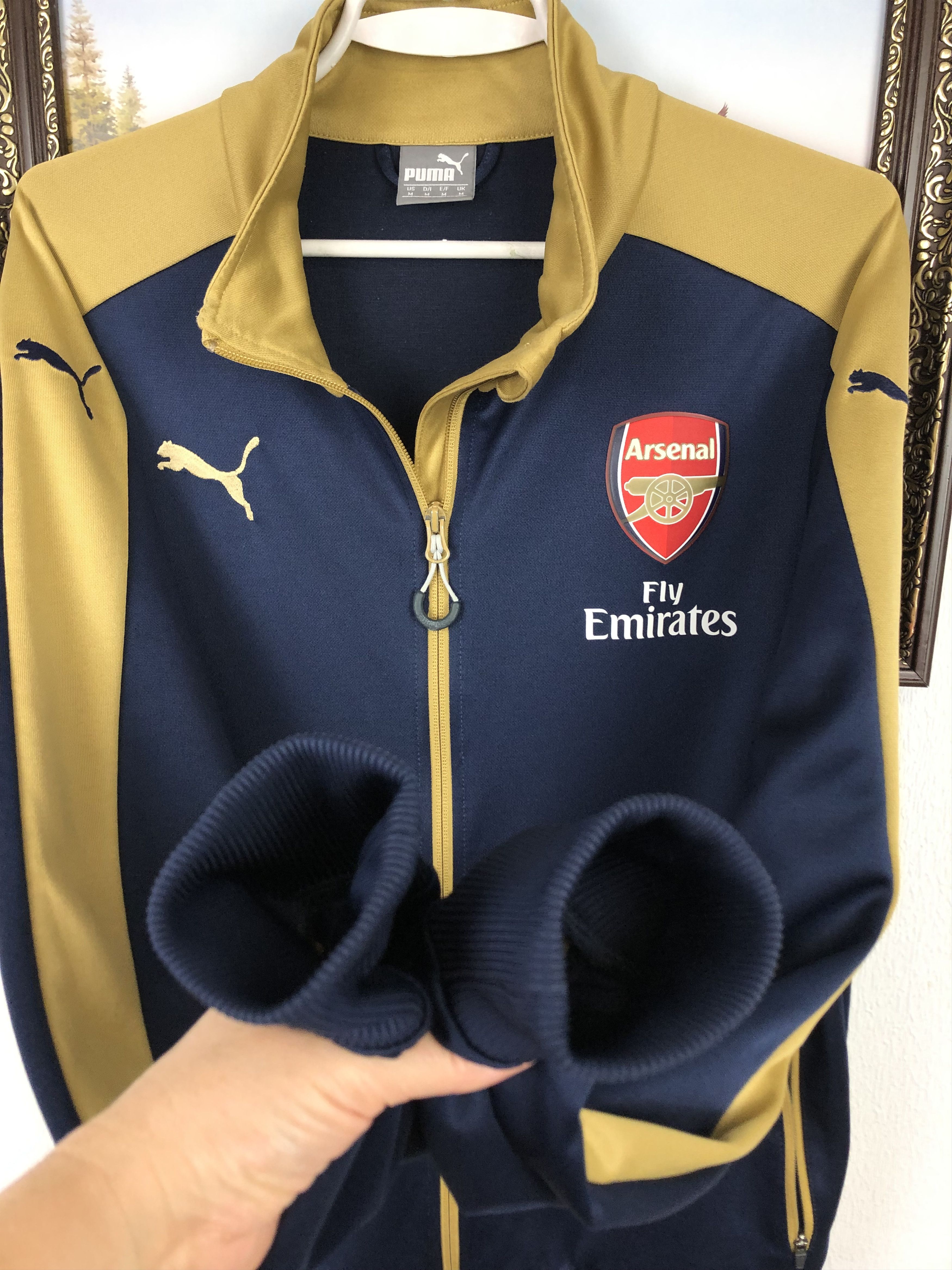 Puma Arsenal Puma Football Jacket Soccer Track Top Mens Rare Size US M / EU 48-50 / 2 - 3 Thumbnail