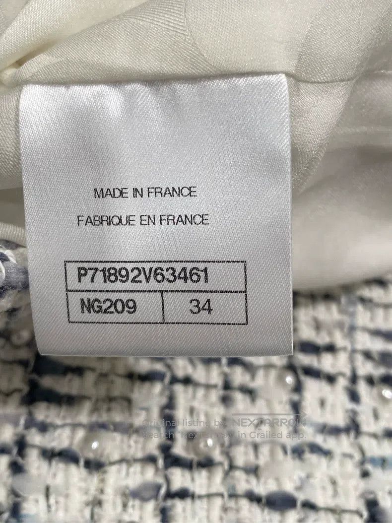 Chanel Chanel 22 years black and white four-pocket tweed jacket Size XXS / US 00 / IT 34 - 6 Thumbnail