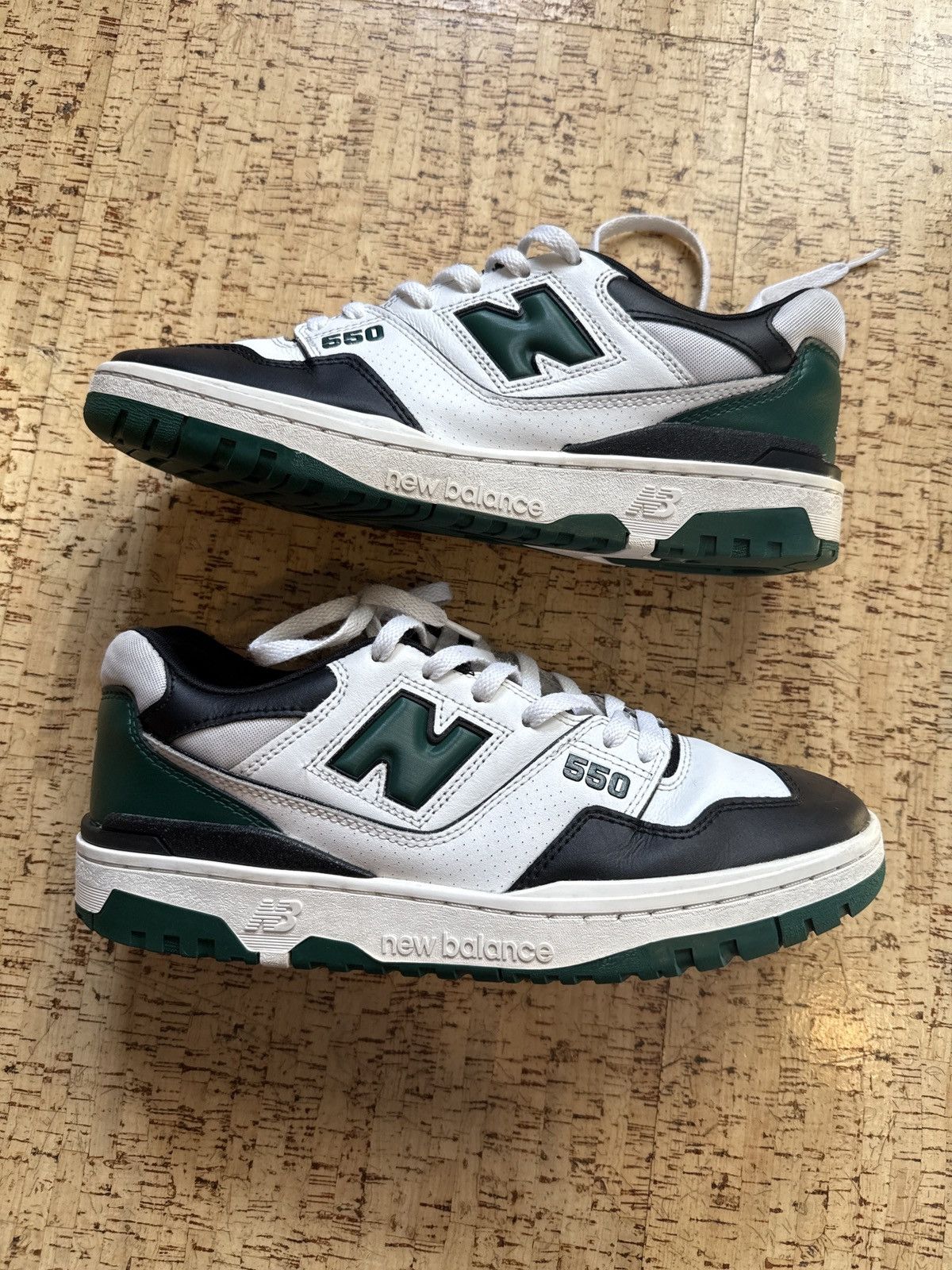New Balance New Balance Green and Black 550 “Shifted Sport Pack - Green” Size US 10 / EU 43 - 5 Thumbnail