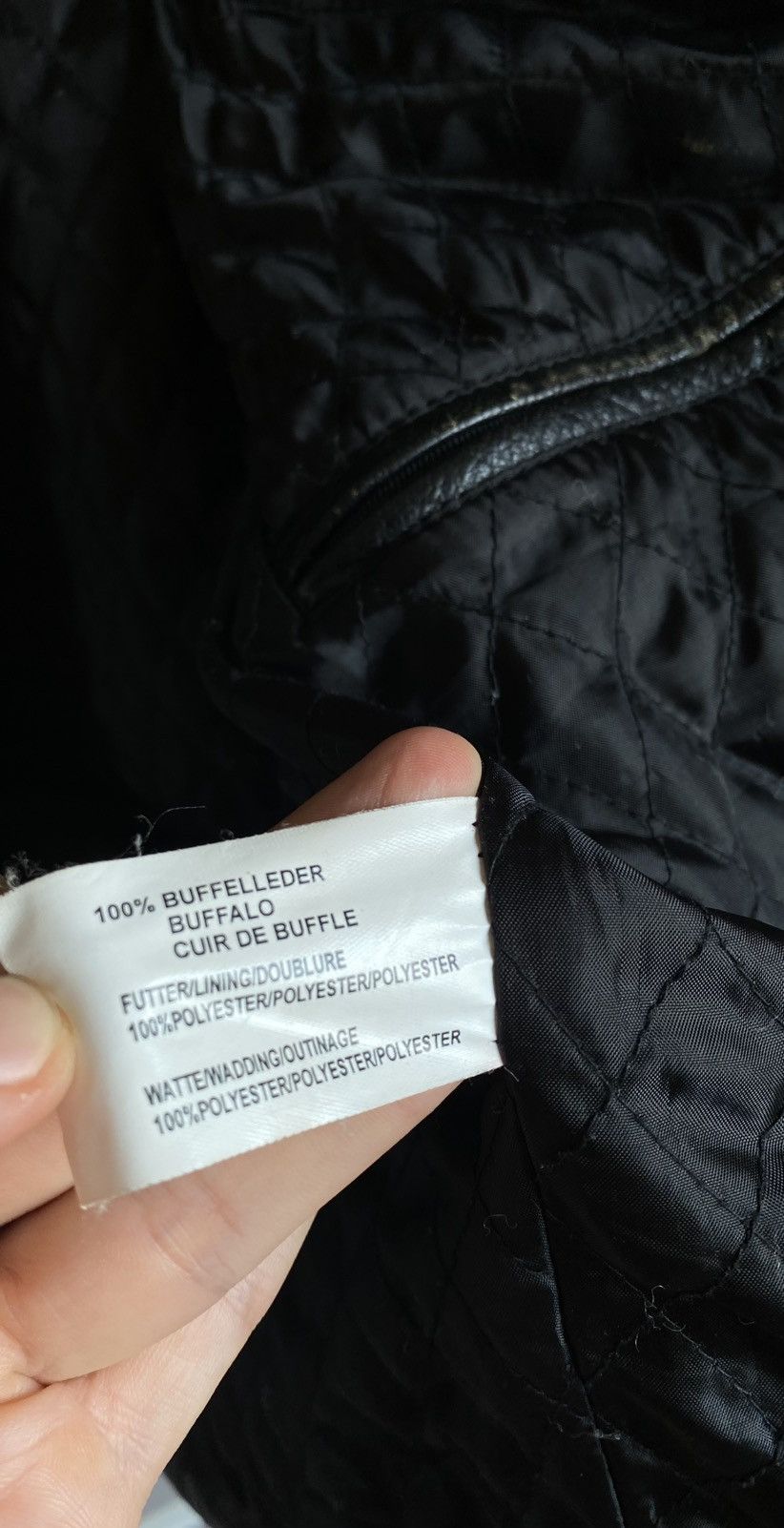 Vintage Buffalo Leather Jacket Distressed Effect Coat Size US XL / EU 56 / 4 - 23 Thumbnail