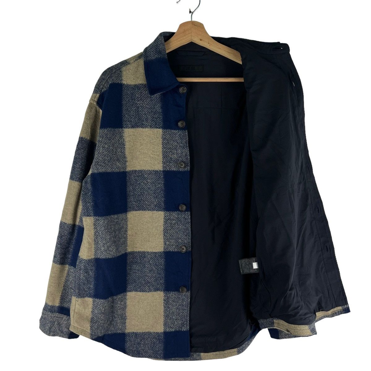 Japanese Brand 🔥VINTAGE WOOL SHIRT JACKET TARTAN UNIQLO JAPAN ISSEY MIYAKE Size US M / EU 48-50 / 2 - 7 Thumbnail