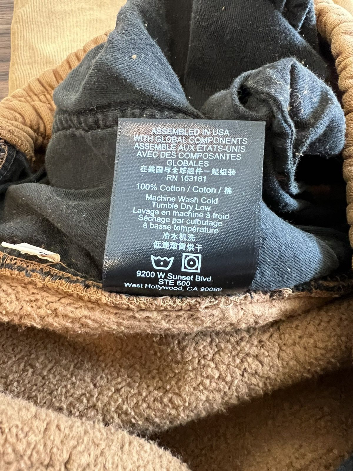 Rhude Rhude Sundry Camel Wide Leg Sweatpants Size US 38 / EU 54 - 11 Thumbnail