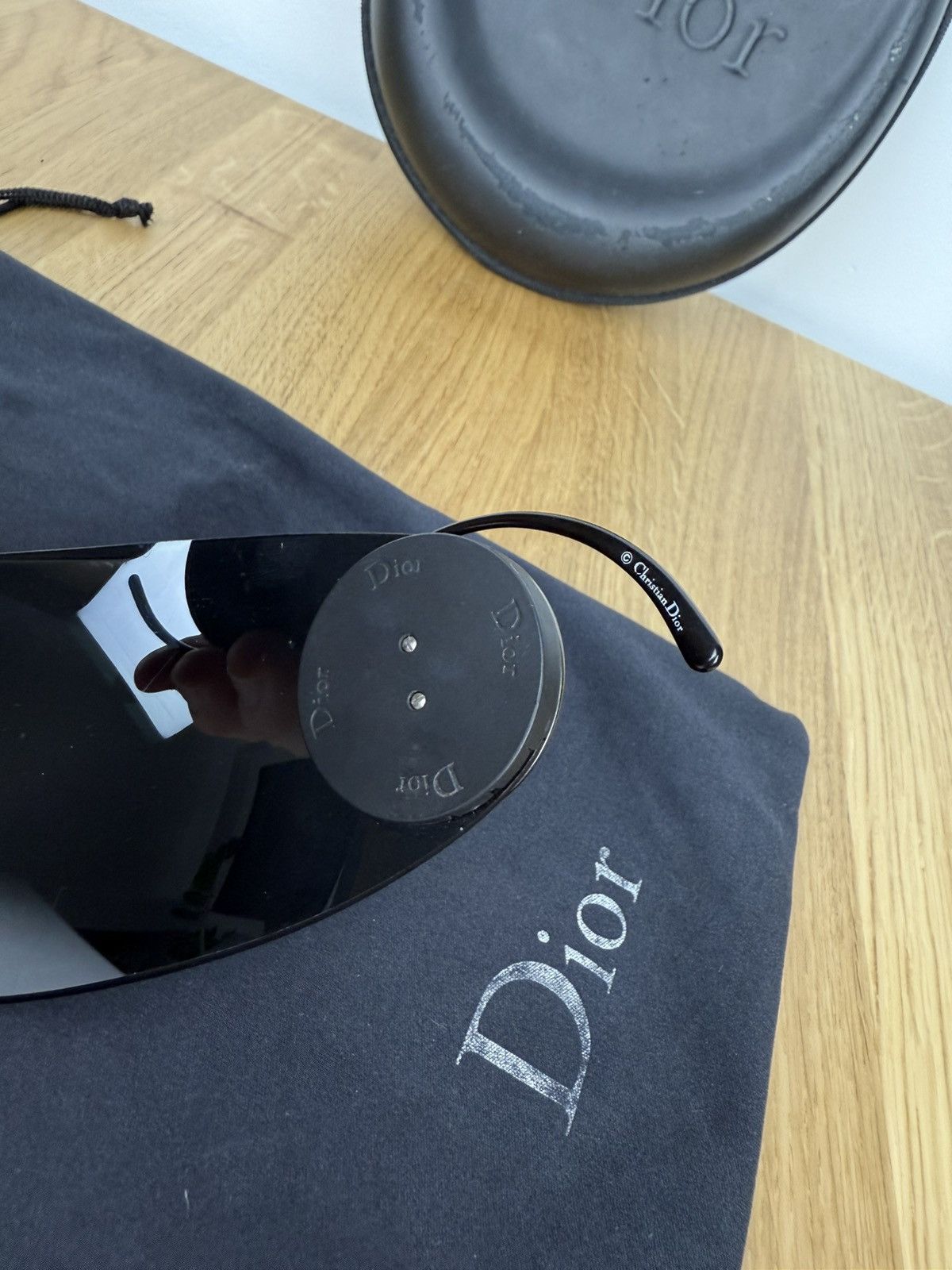 Dior × John Galliano Dior sport 2 mask shield sunglasses by John Galliano Size ONE SIZE - 7 Thumbnail