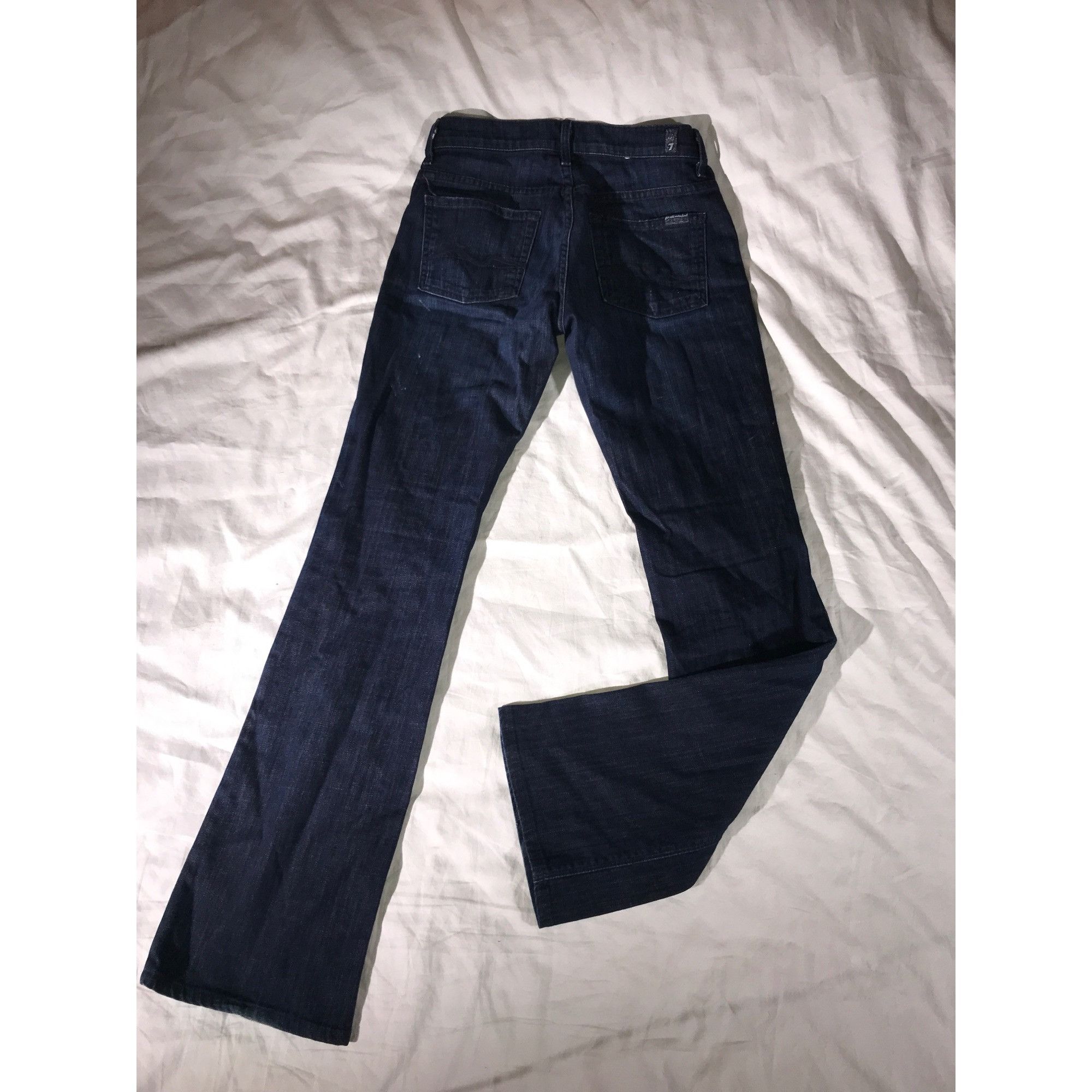 7 For All Mankind 7 For All Mankind Women's High Waist Bootcut Jeans Size 27" / US 4 / IT 40 - 2 Thumbnail