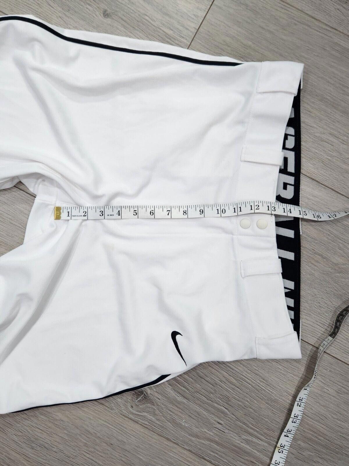 Nike Nike Baseball Pants Extra Large White Tapered XL dri fit Size ONE SIZE - 6 Thumbnail