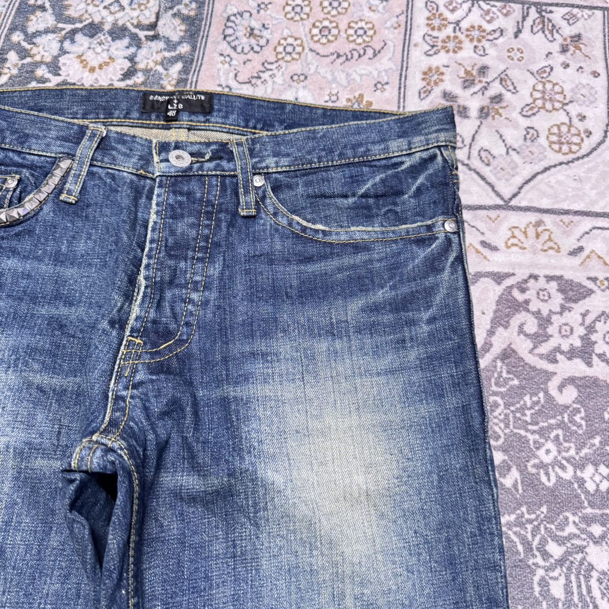 Japanese Brand Sergeant Salute + LZG Denim Flare Jeans Studded Hysteric Size US 33 - 6 Thumbnail