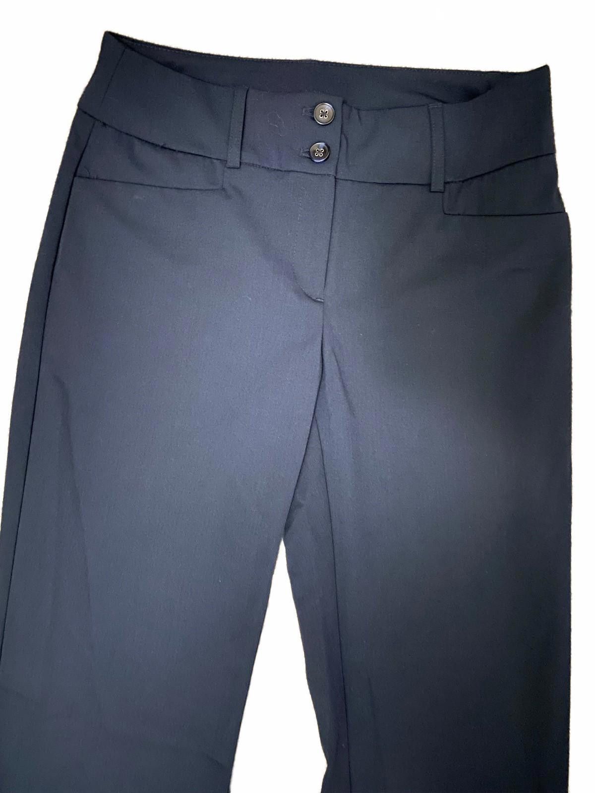 Alfani ALFANI Wide Leg Dress Pant in Navy (SIZE 2S) Size 26" / US 2 / IT 38 - 2 Thumbnail