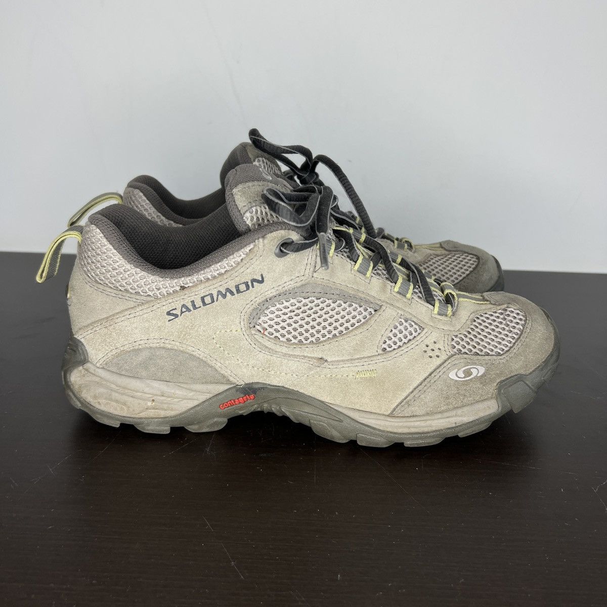 Salomon Vintage Salomon Contagrip Outdoor Hiking Trail Shoes Oakley Size US 9 / EU 42 - 4 Thumbnail