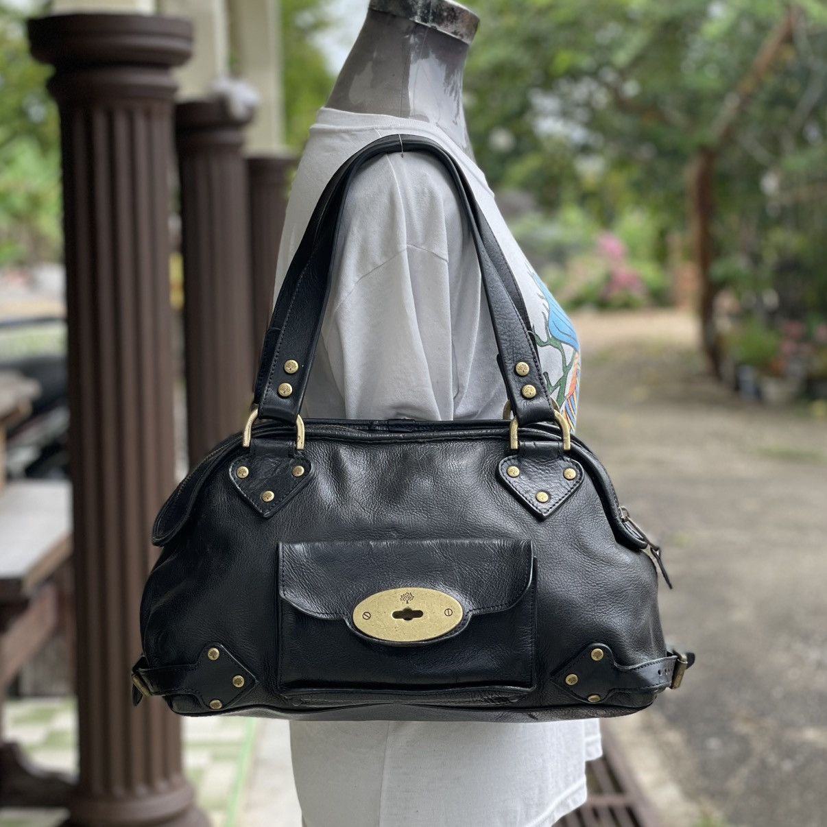 Mulberry 🔥 Mulberry Knightsbridge Leather Bag Size ONE SIZE - 2 Thumbnail