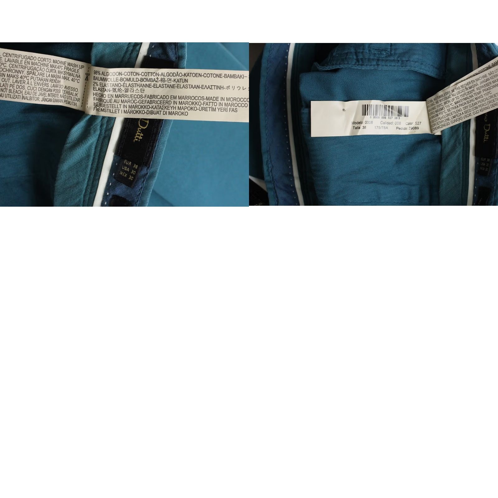 Massimo Dutti Massimo Dutti Trousers Men's US 30 Chino Slim Fit Zip Fly Blue Size US 30 / EU 46 - 8 Thumbnail