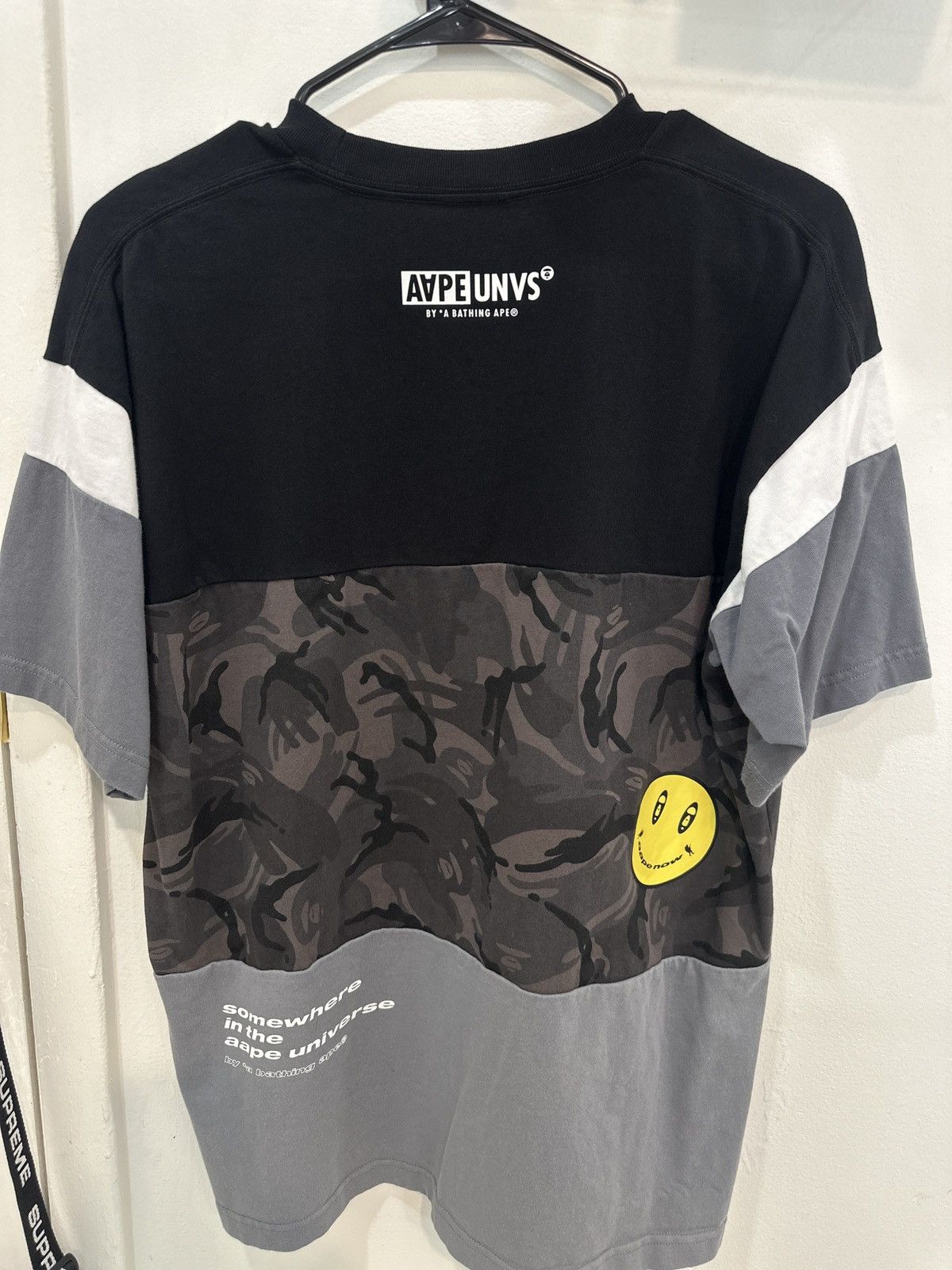Aape Aape by Bathing Ape Black Camo t-shirt size M Size US M / EU 48-50 / 2 - 2 Thumbnail