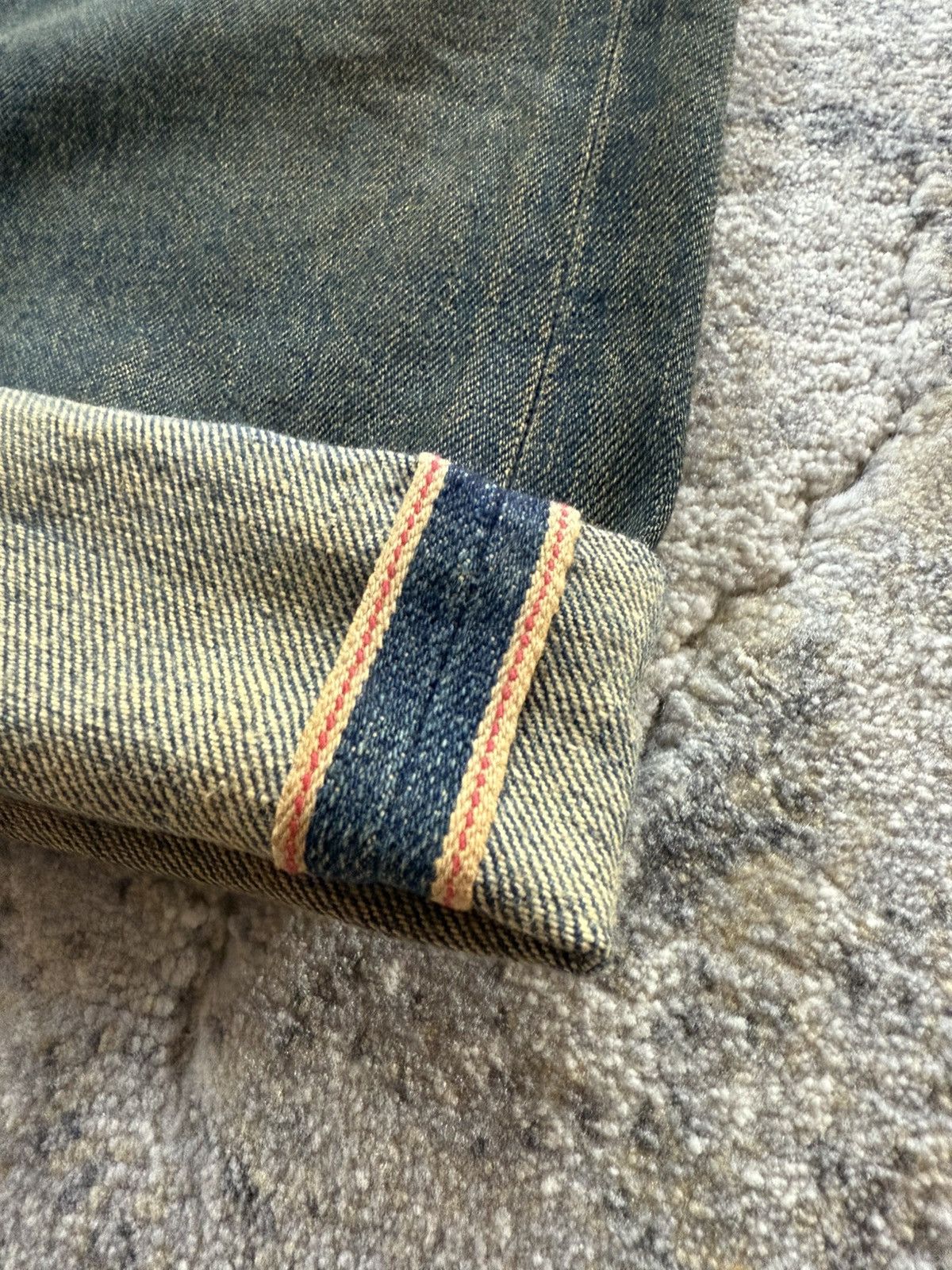 A.P.C. A.P.C Reu De Fleurus Earthy Mud Wash Selvedge Straight Jeans Size US 29 - 4 Thumbnail