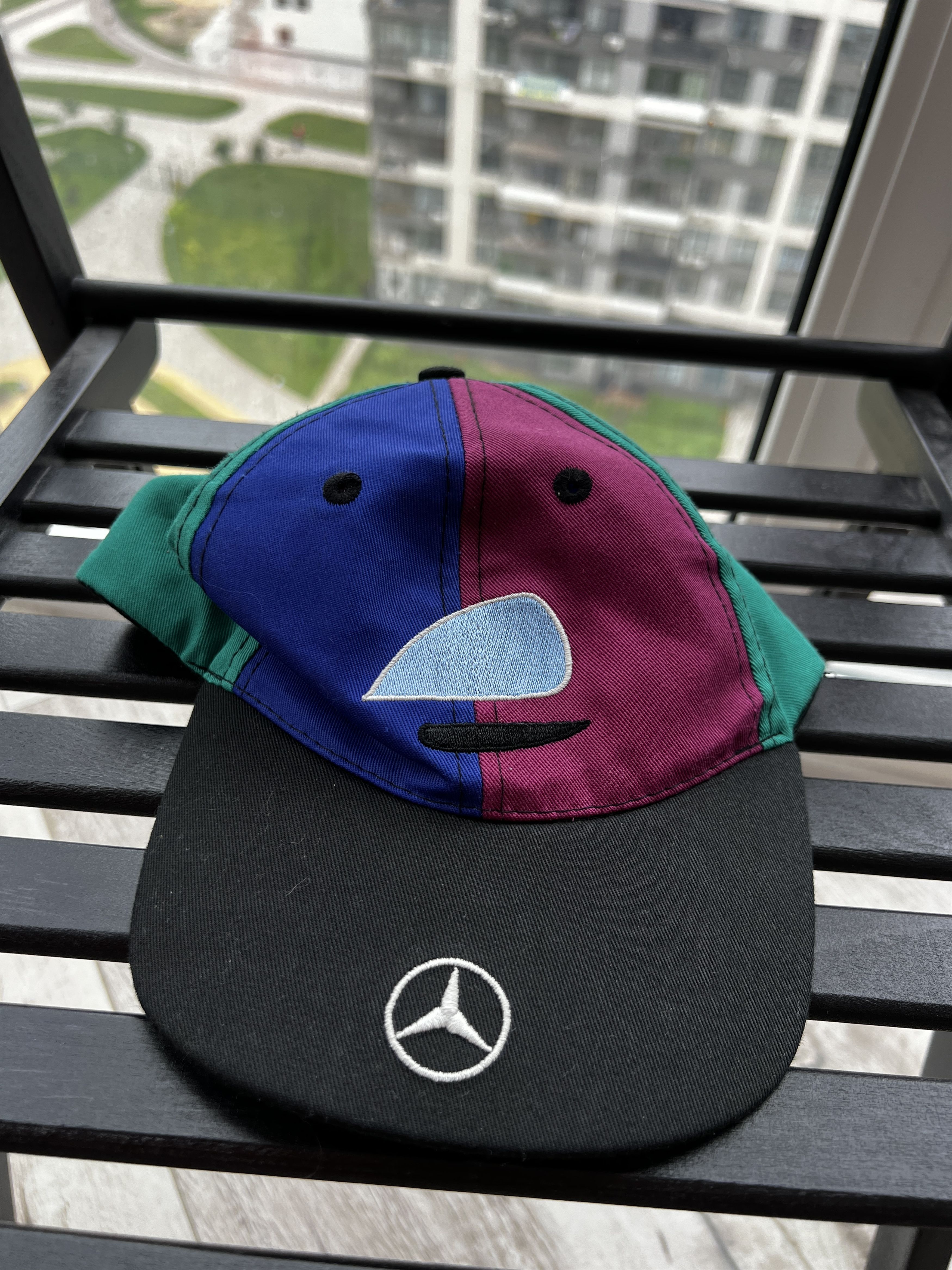 Pre-owned Mercedes Benz X Vintage Mercedes Benz Racing Vintage Cap Size Small In Black