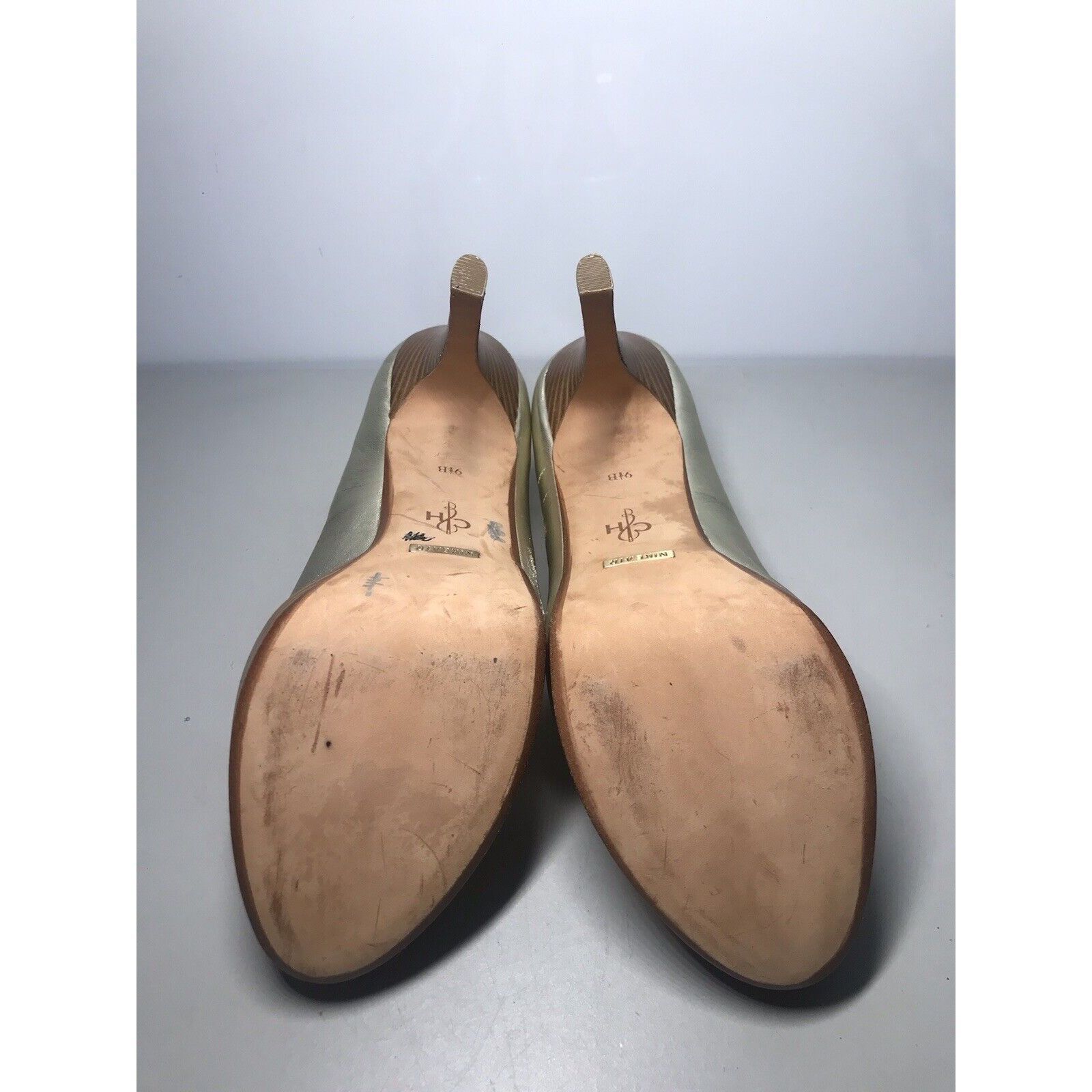 Cole Haan Cole Haan Air Gold Metallic Leather PeepToe Stiletto Heels W Size US 9.5 / IT 39.5 - 15 Thumbnail