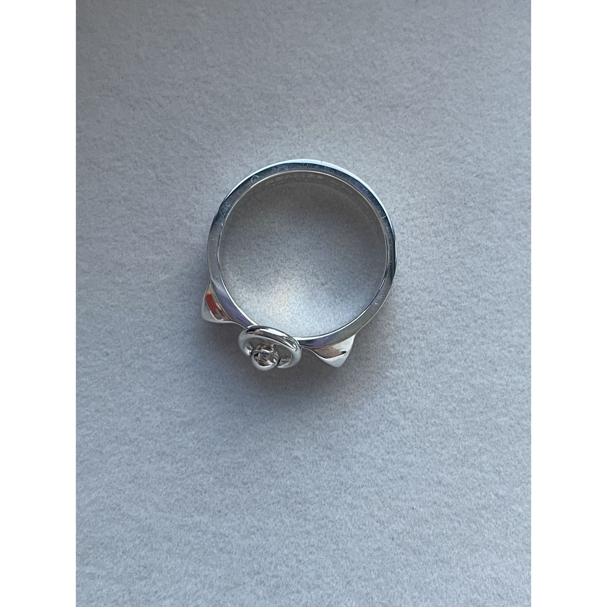Hermes Hermès Sterling Silver Kelly Ring Size 53 With Original Box Size ONE SIZE - 5 Thumbnail