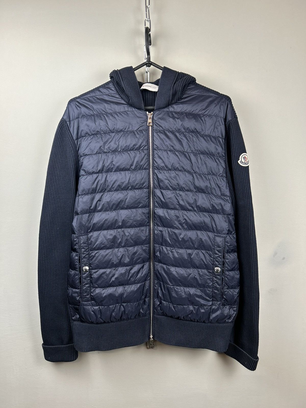 Moncler Moncler Cardigan Trikot Size L Size US L / EU 52-54 / 3 - 1 Thumbnail