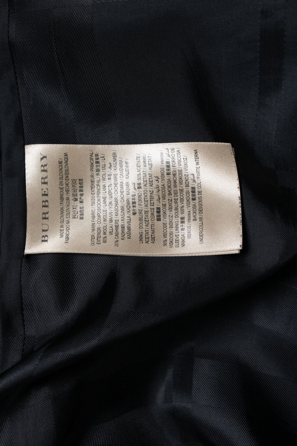 Burberry Burberry, samborne wool cashmere coat Size XS / US 0-2 / IT 36-38 - 8 Thumbnail