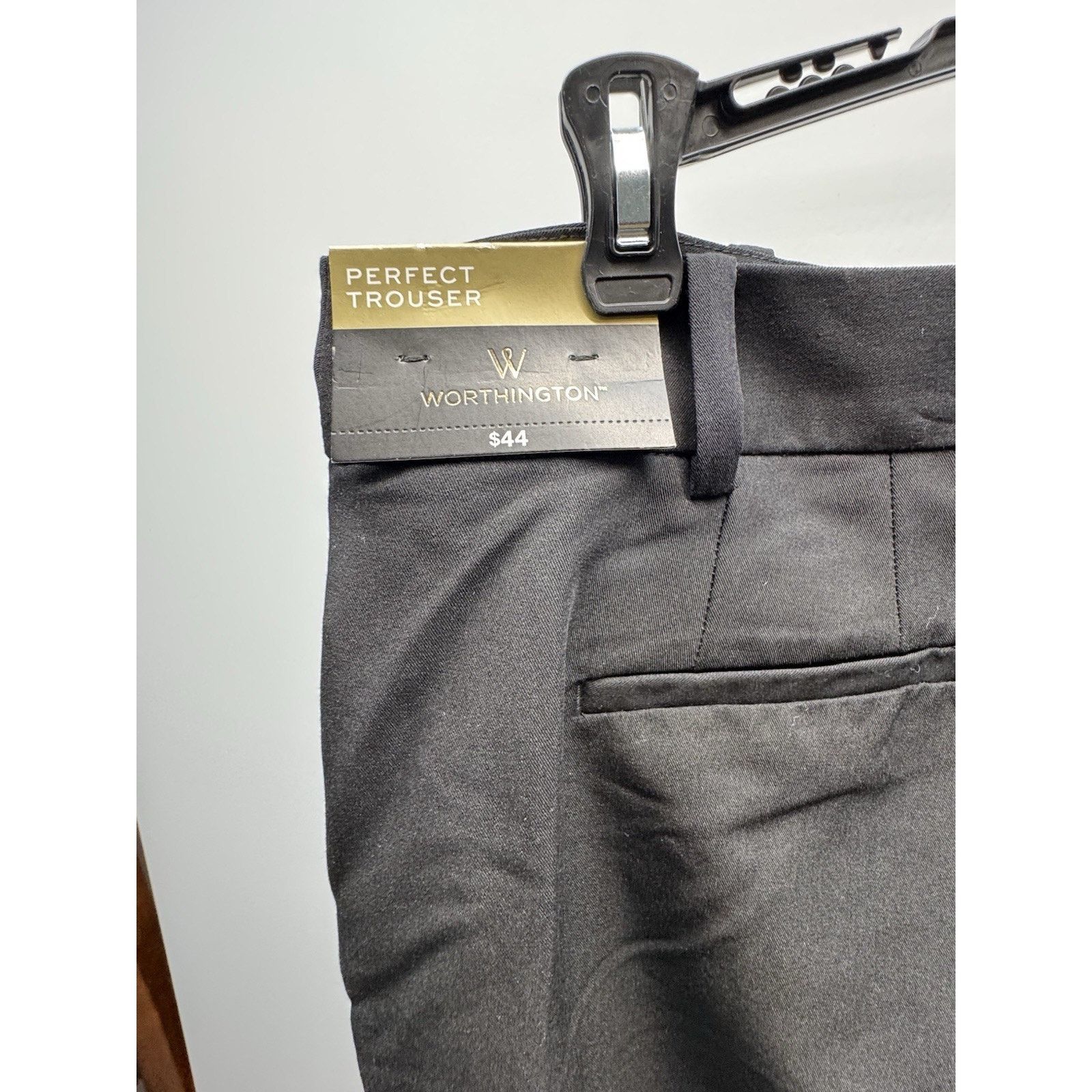 Worthington Worthington Woman Trouser Black 4S Business Relaxed New NWT Size 27" / US 4 / IT 40 - 3 Thumbnail